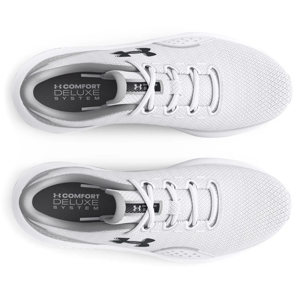 Under Armour Ua Charged Surge 4, Scarpa da corsa Uomo, White Halo Gray Black, 44 EU - immagine 4