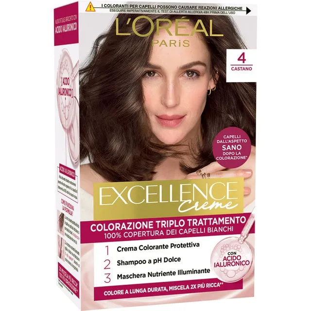 L'Oreal Excellence Creme 4 Castano - immagine 1