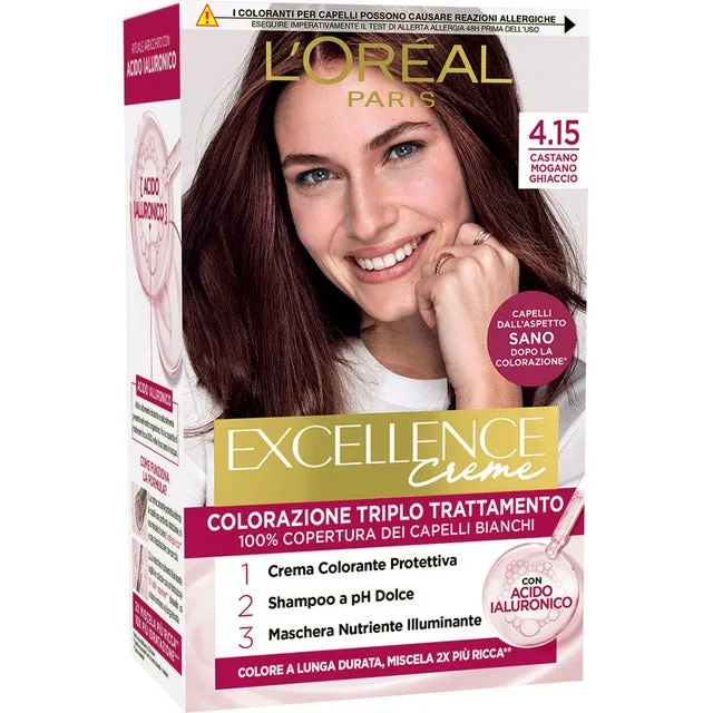 L'Oreal Excellence Creme 5.5 Castano Chiaro Mogano - immagine 1