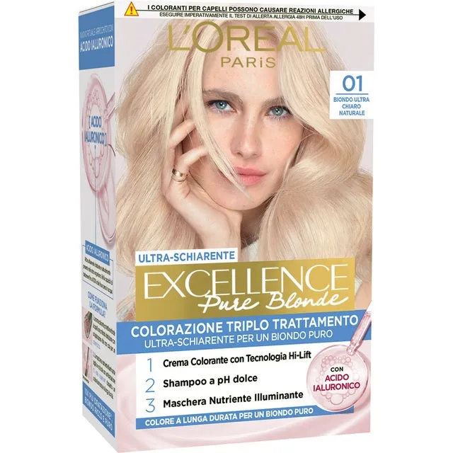 L'Oreal Excellence Creme 01 Biondo Ultra Chiaro Natural - immagine 1