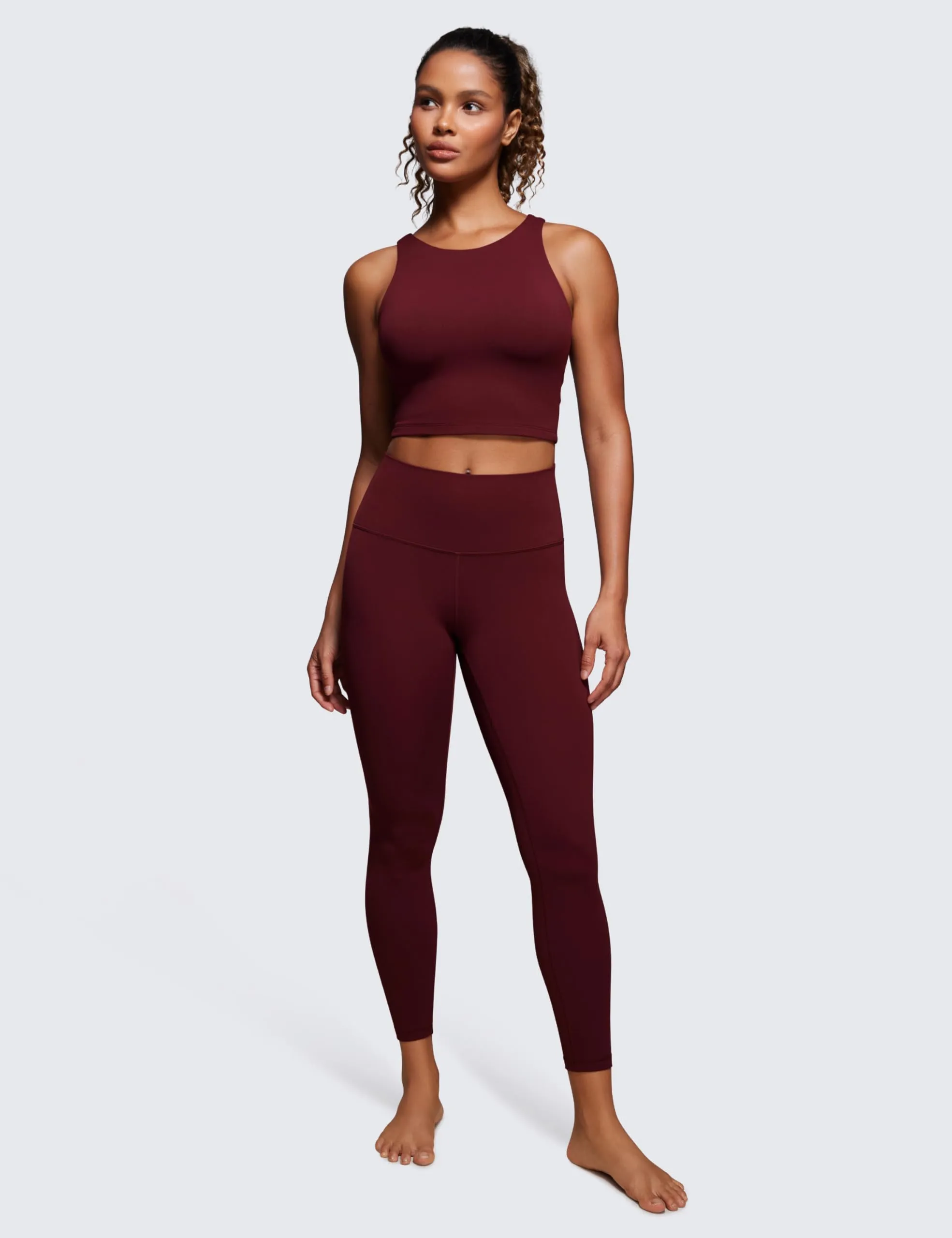 CRZ YOGA Butterluxe Leggings 64cm Merlot Rosso 44 - immagine 3