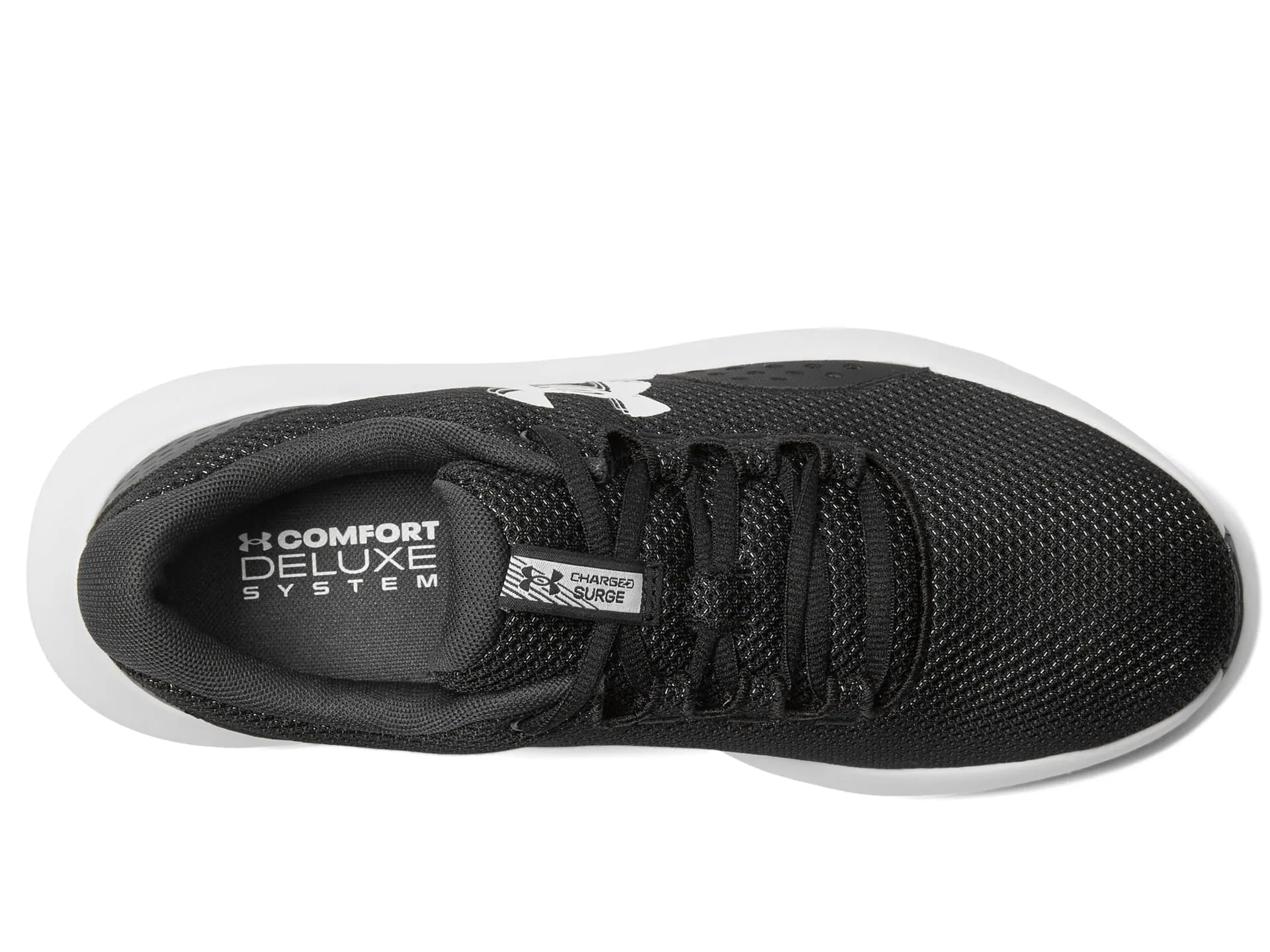 Under Armour Sneaker Charged Surge 4 da Uomo, (002) Nero/Antracite/Bianco, 8.5 X-Wide - immagine 3