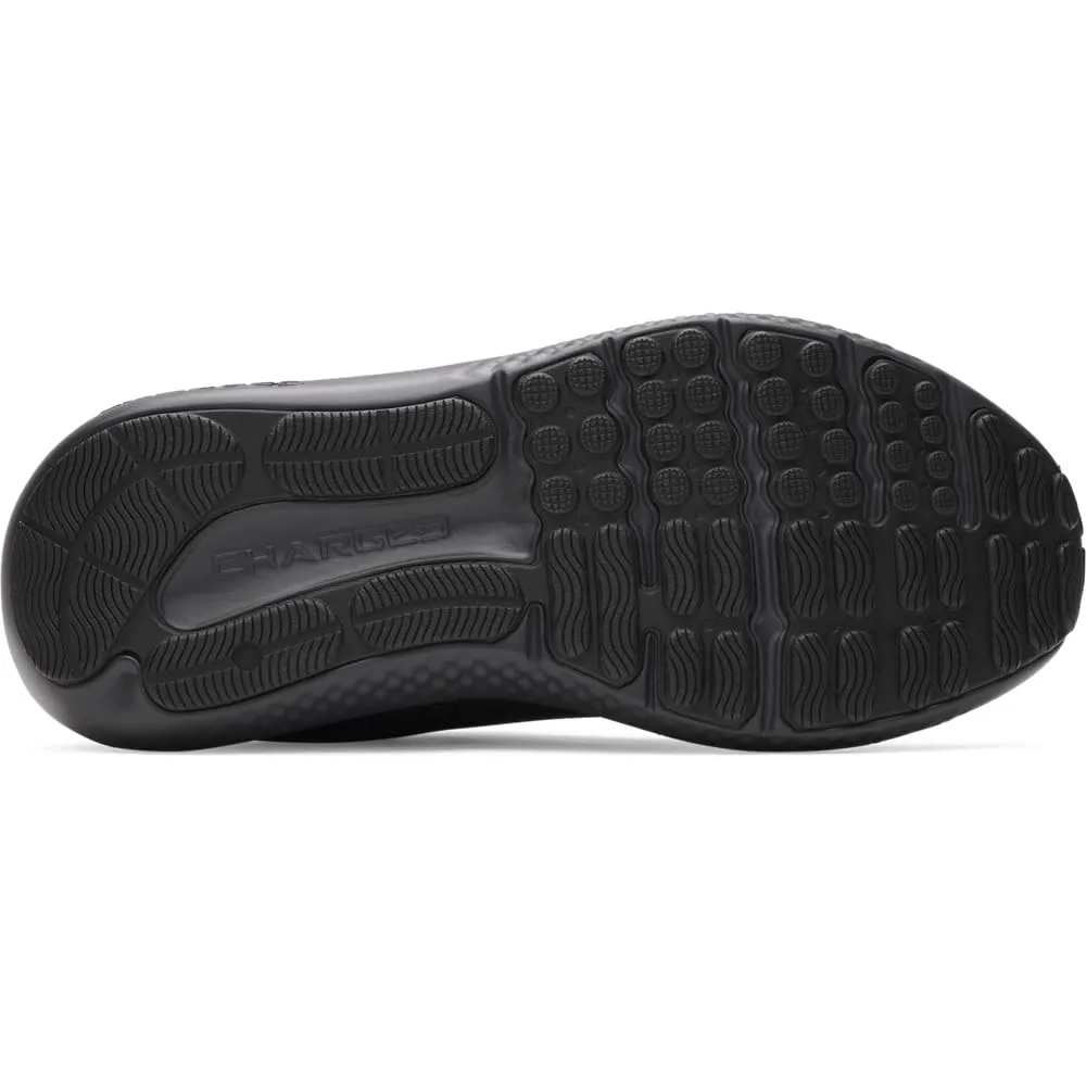 Under Armour Sneaker Charged Surge 4 da Uomo, (001) Nero/Nero/Nero, 11.5 X-Wide - immagine 3