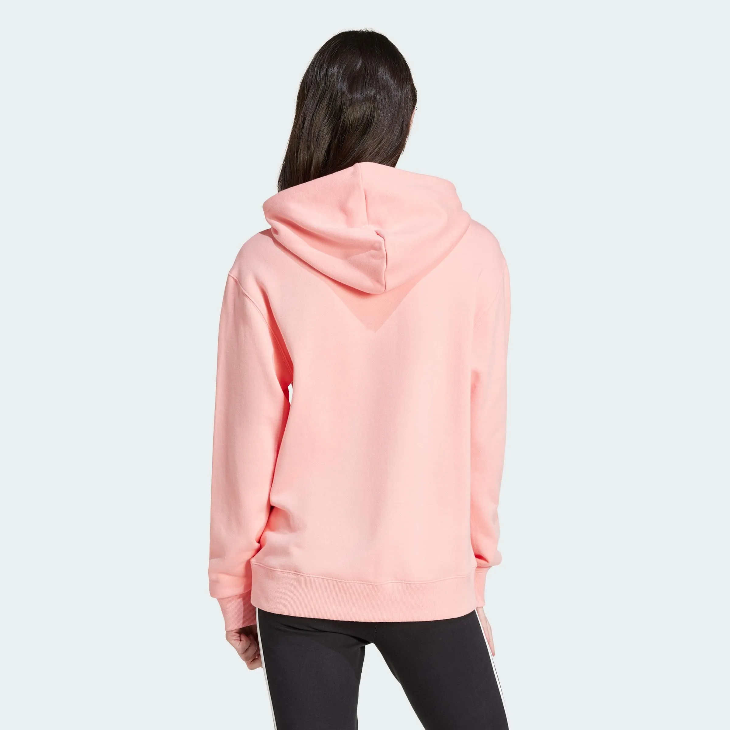 Adidas Donna Essentials Linear Hoodie, Semi Pink Spark, XS - immagine 6