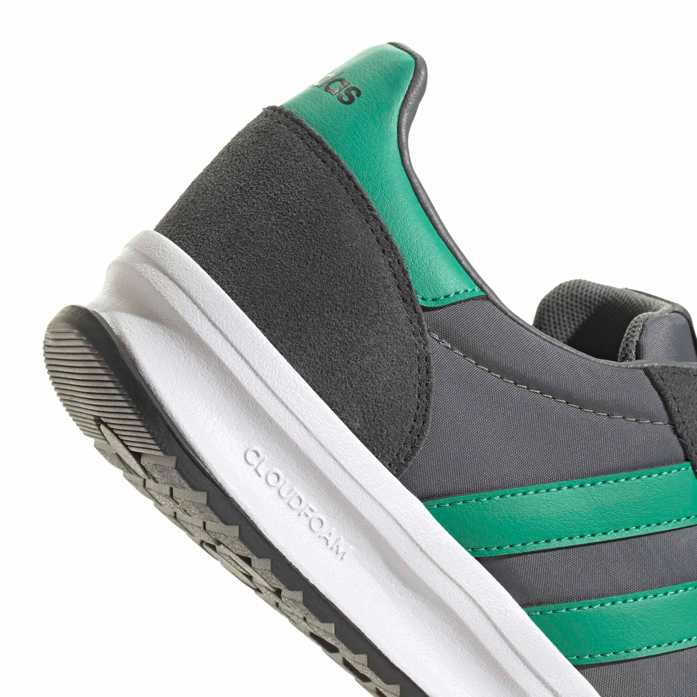 Adidas Uomo Run 70S 2.0 Shoes, Grey Four/Semi Court Green/Carbon, 41 1/3 EU - immagine 5