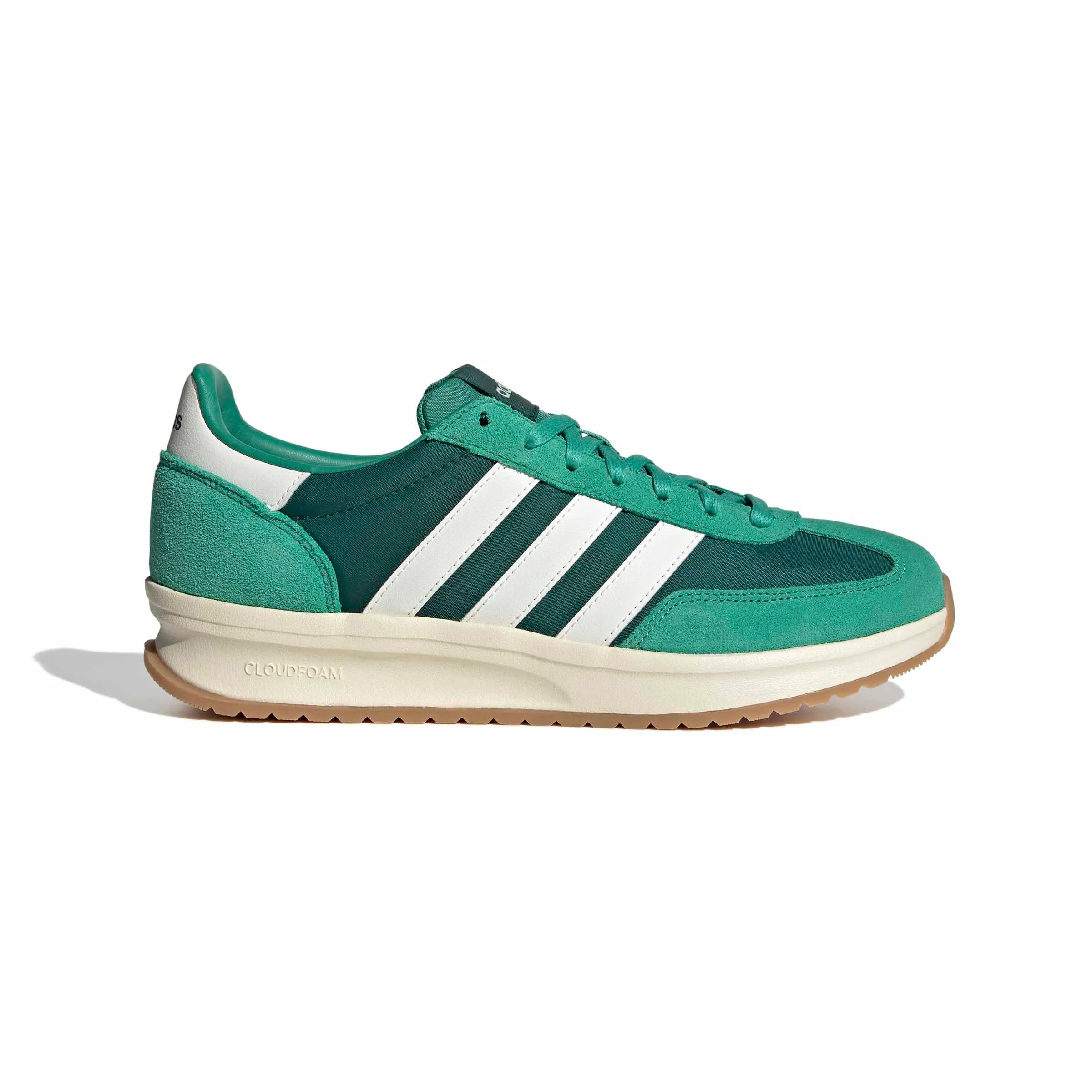 adidas Uomo Run 70S 2.0 Shoes, Collegiate Green/Core White/Semi Court Green, 40 2/3 EU - immagine 3