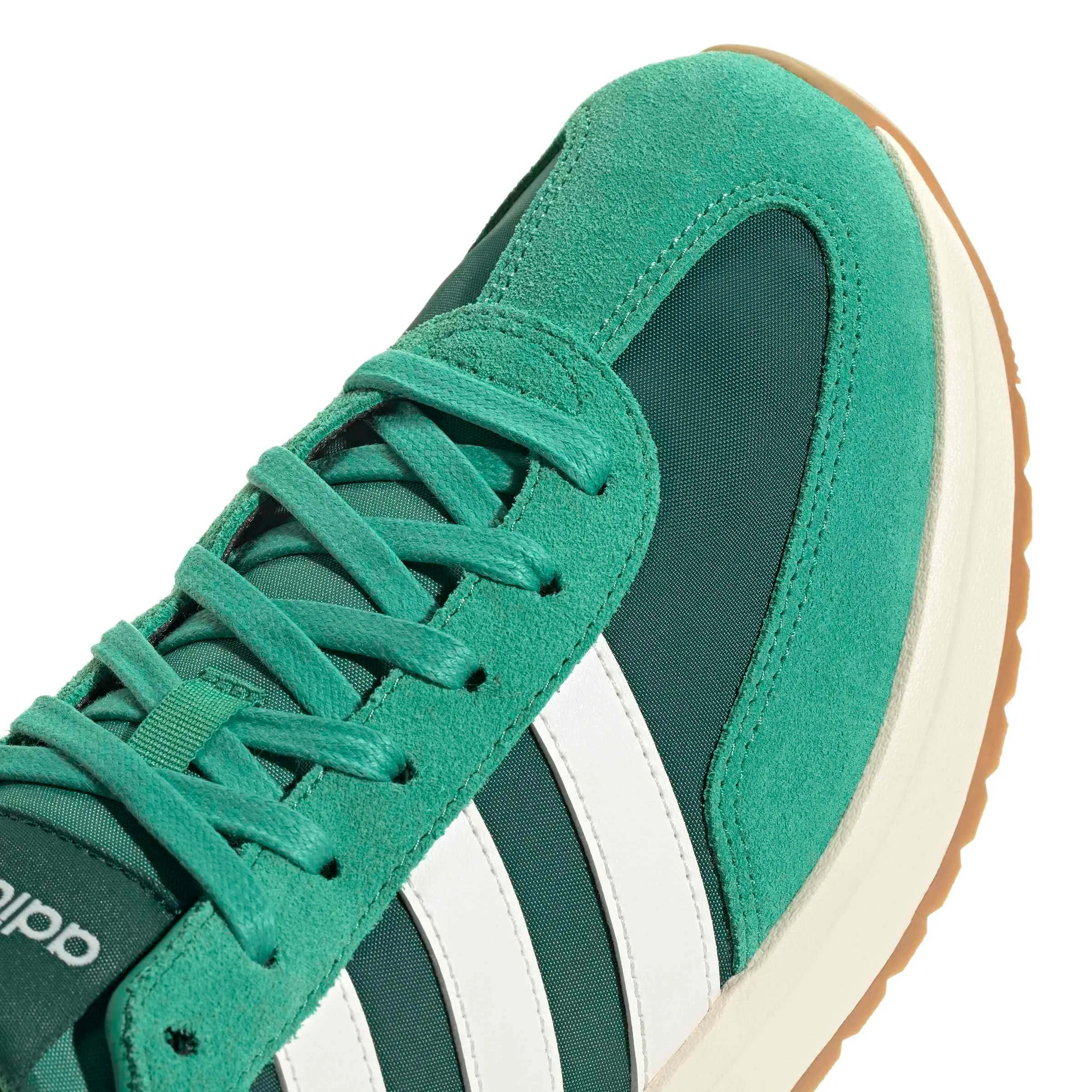 adidas Uomo Run 70S 2.0 Shoes, Collegiate Green/Core White/Semi Court Green, 40 2/3 EU - immagine 6