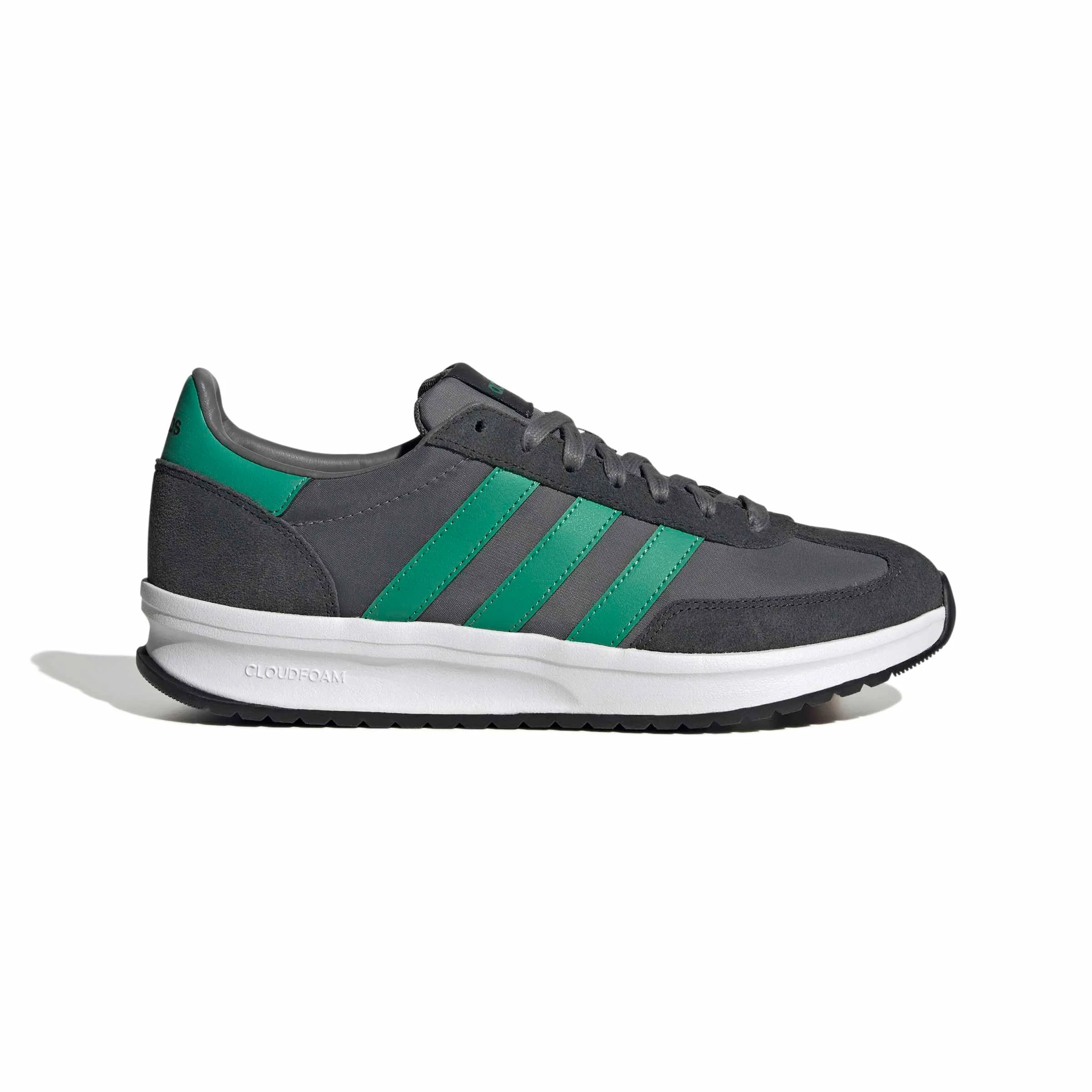 Adidas Uomo Run 70S 2.0 Shoes, Grey Four/Semi Court Green/Carbon, 40 2/3 EU - immagine 1