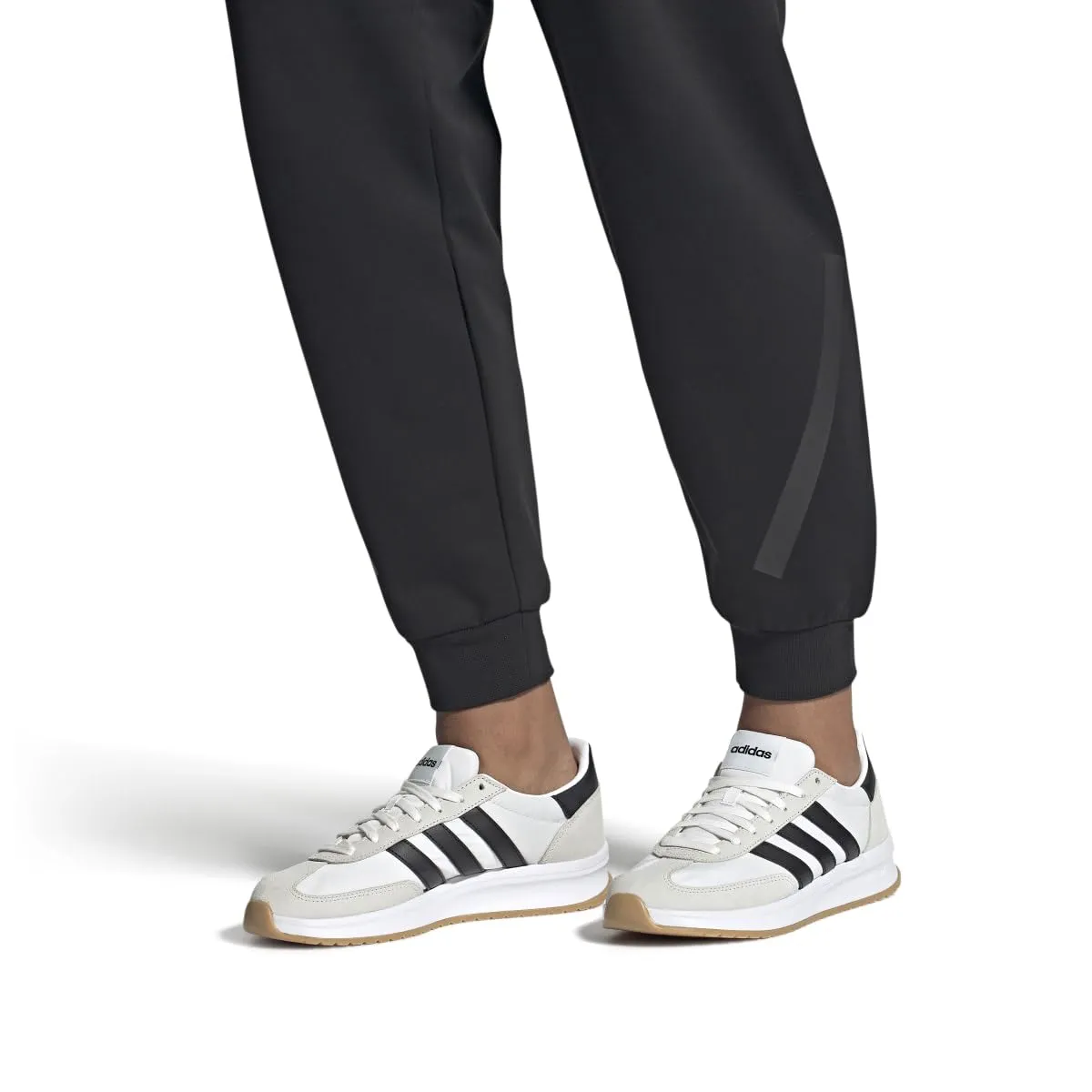 adidas Uomo Run 70S 2.0 Shoes, Cloud White/Core Black/Grey One, 44 EU - immagine 2