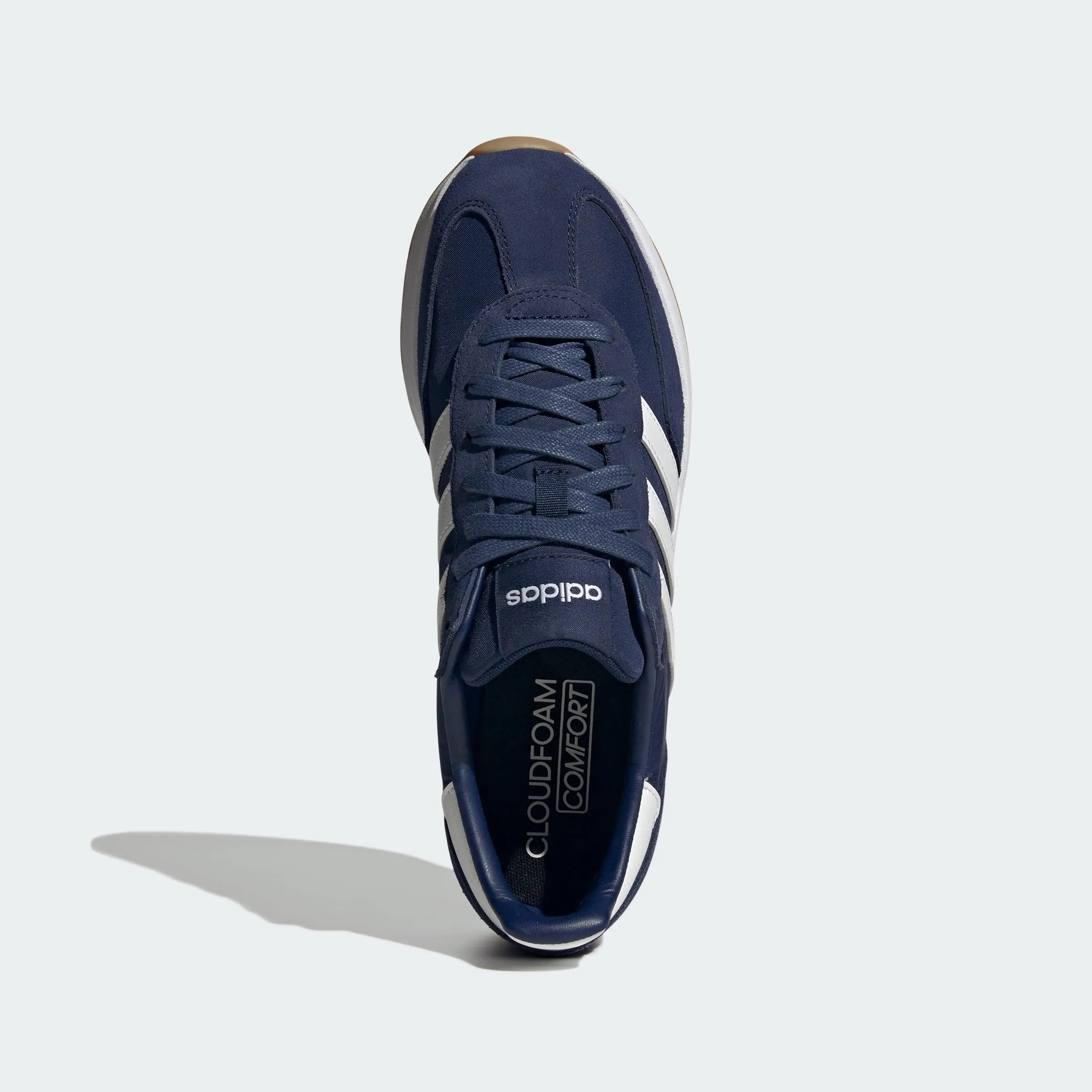 adidas Uomo Run 70S 2.0 Shoes, Dark Blue/Cloud White/Cloud White, 41 1/3 EU - immagine 5