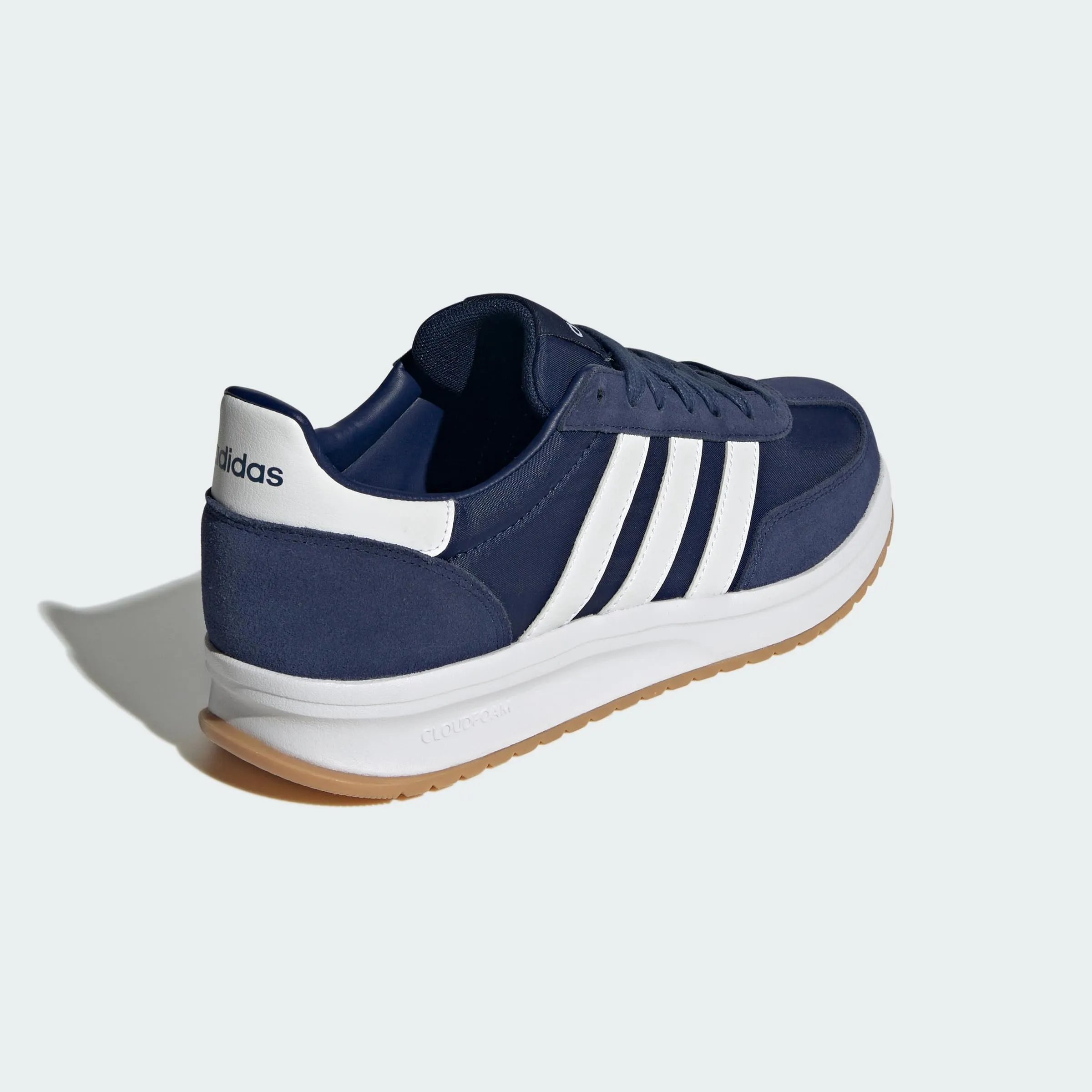 adidas Uomo Run 70S 2.0 Shoes, Dark Blue/Cloud White/Cloud White, 41 1/3 EU - immagine 8