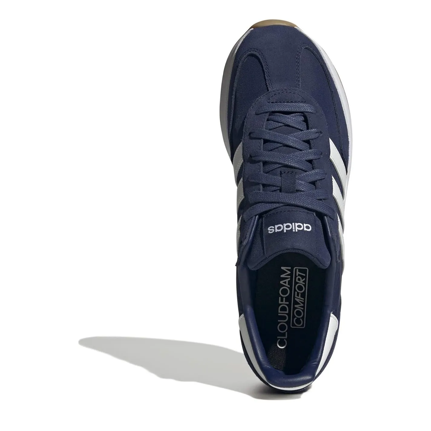 adidas Uomo Run 70S 2.0 Shoes, Dark Blue/Cloud White/Cloud White, 49 1/3 EU - immagine 2