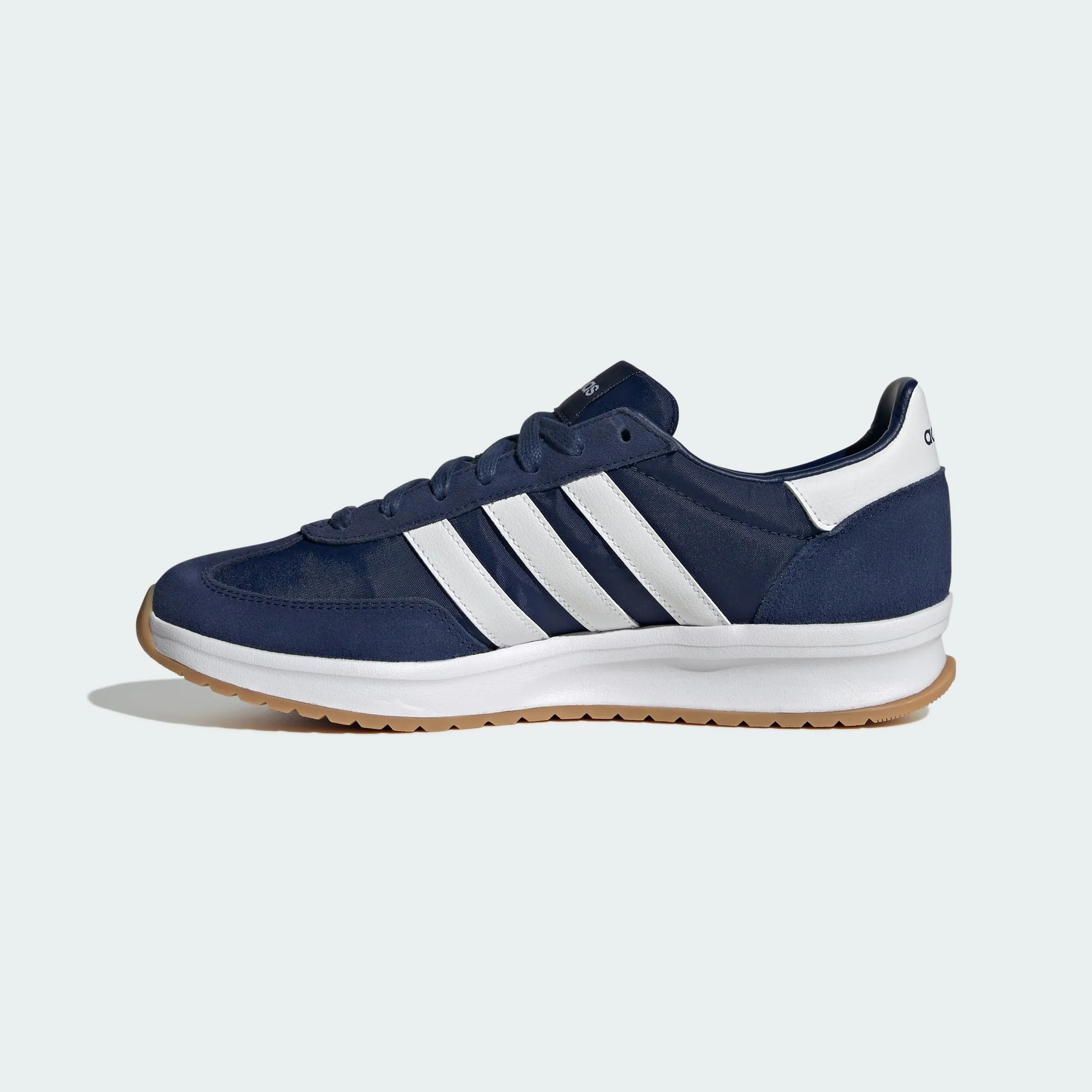 adidas Uomo Run 70S 2.0 Shoes, Dark Blue/Cloud White/Cloud White, 49 1/3 EU - immagine 4