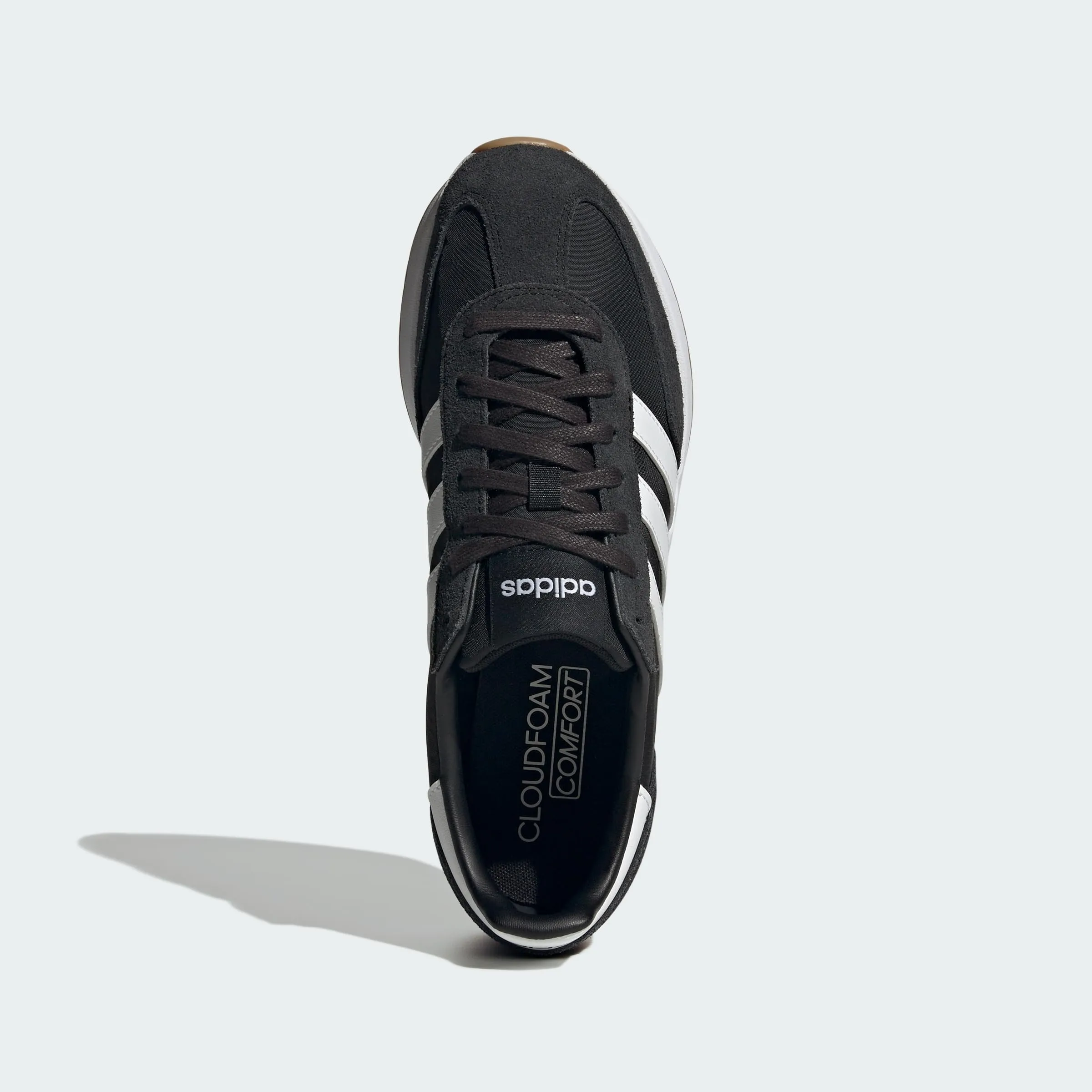 adidas Uomo Run 70S 2.0 Shoes, Core Black/Cloud White/Cloud White, 48 EU - immagine 5