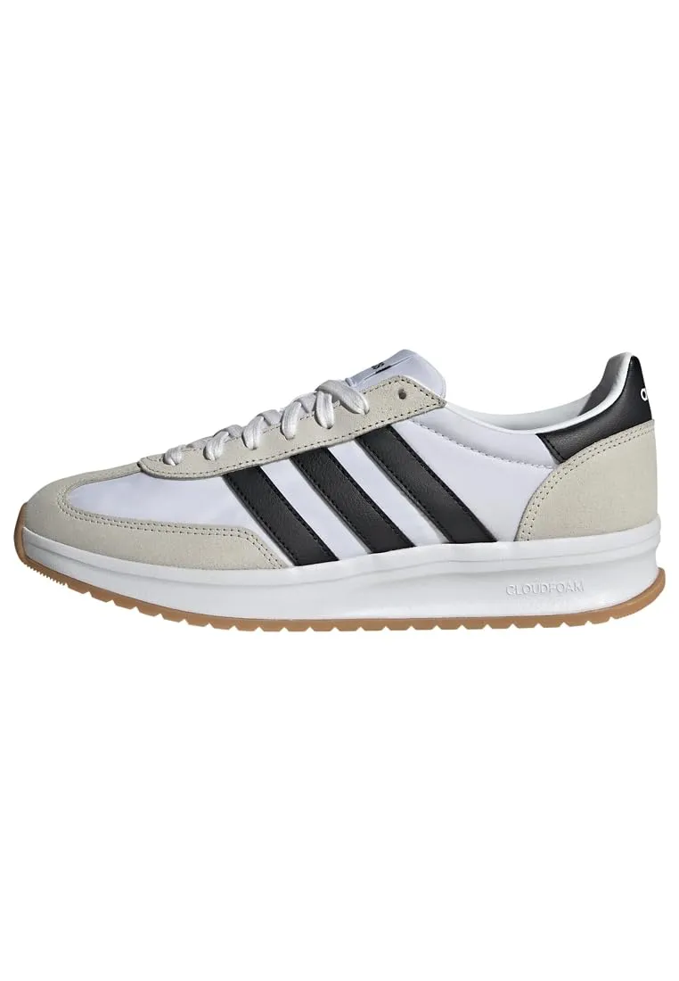 adidas Uomo Run 70S 2.0 Shoes, Cloud White/Core Black/Grey One, 45 1/3 EU - immagine 1