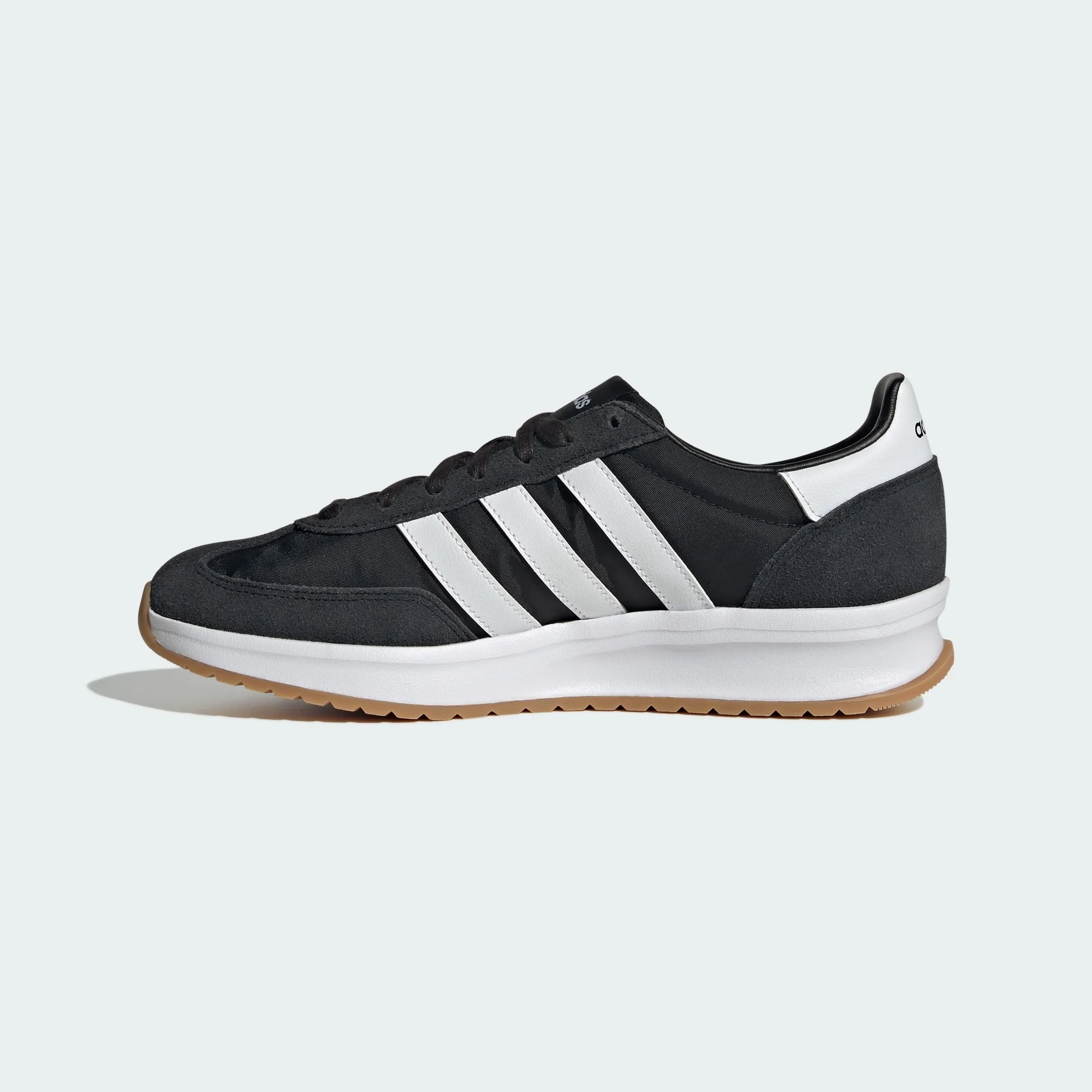 adidas Uomo Run 70S 2.0 Shoes, Core Black/Cloud White/Cloud White, 47 1/3 EU - immagine 4