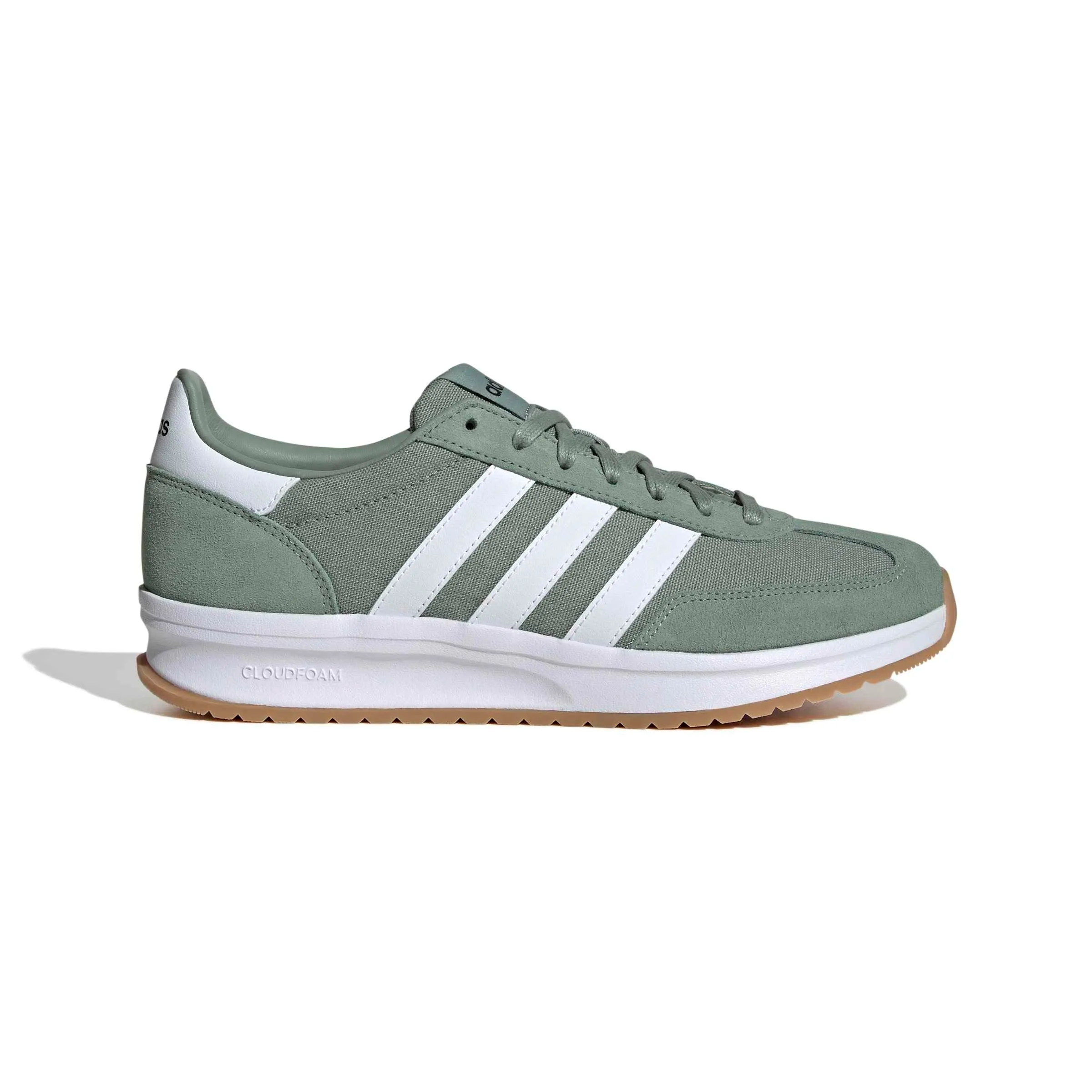 Adidas Uomo Run 70S 2.0 Shoes, Silver Green/Ftwr White/Gum 3, 47 1/3 EU - immagine 1