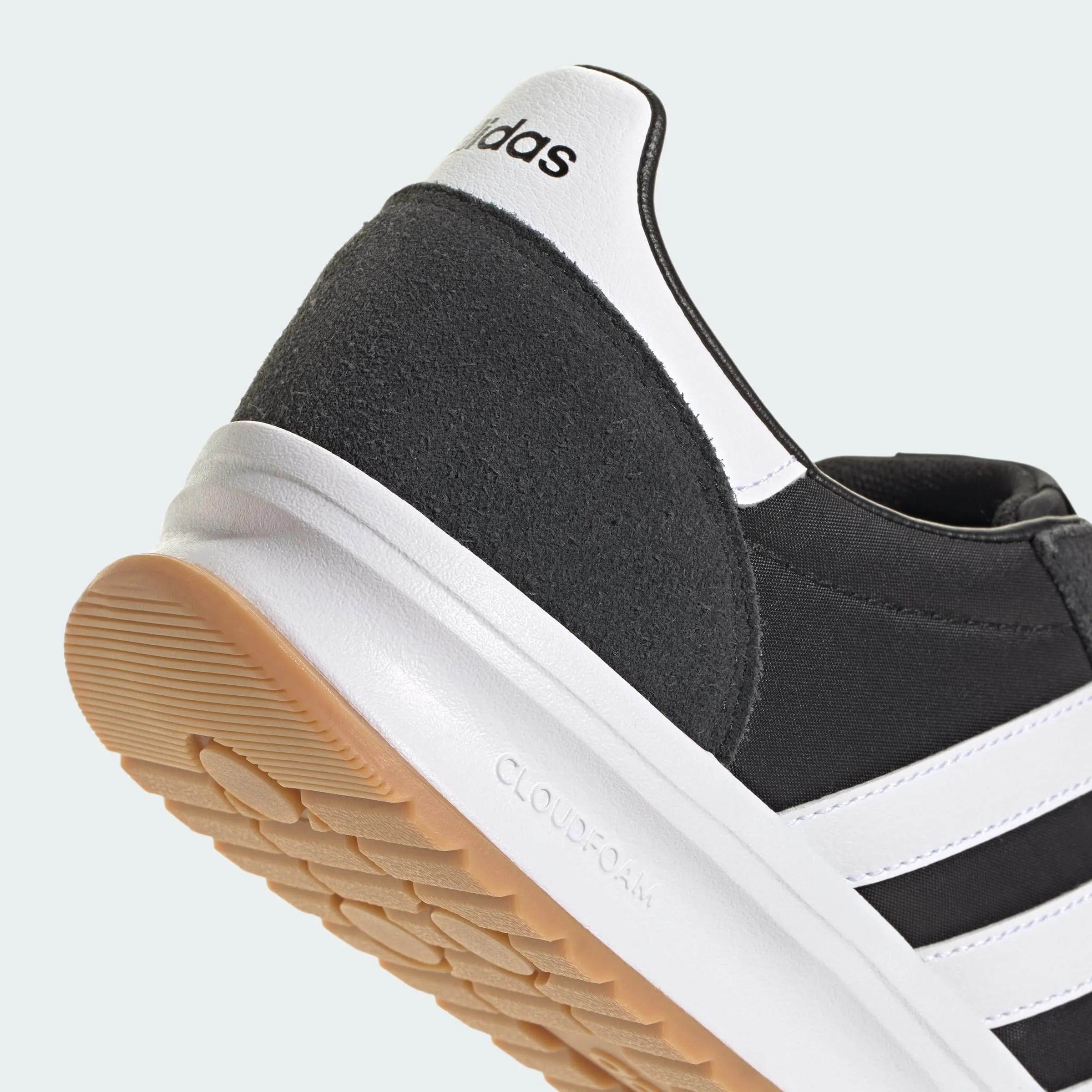 adidas Uomo Run 70S 2.0 Shoes, Core Black/Cloud White/Cloud White, 40 2/3 EU - immagine 6