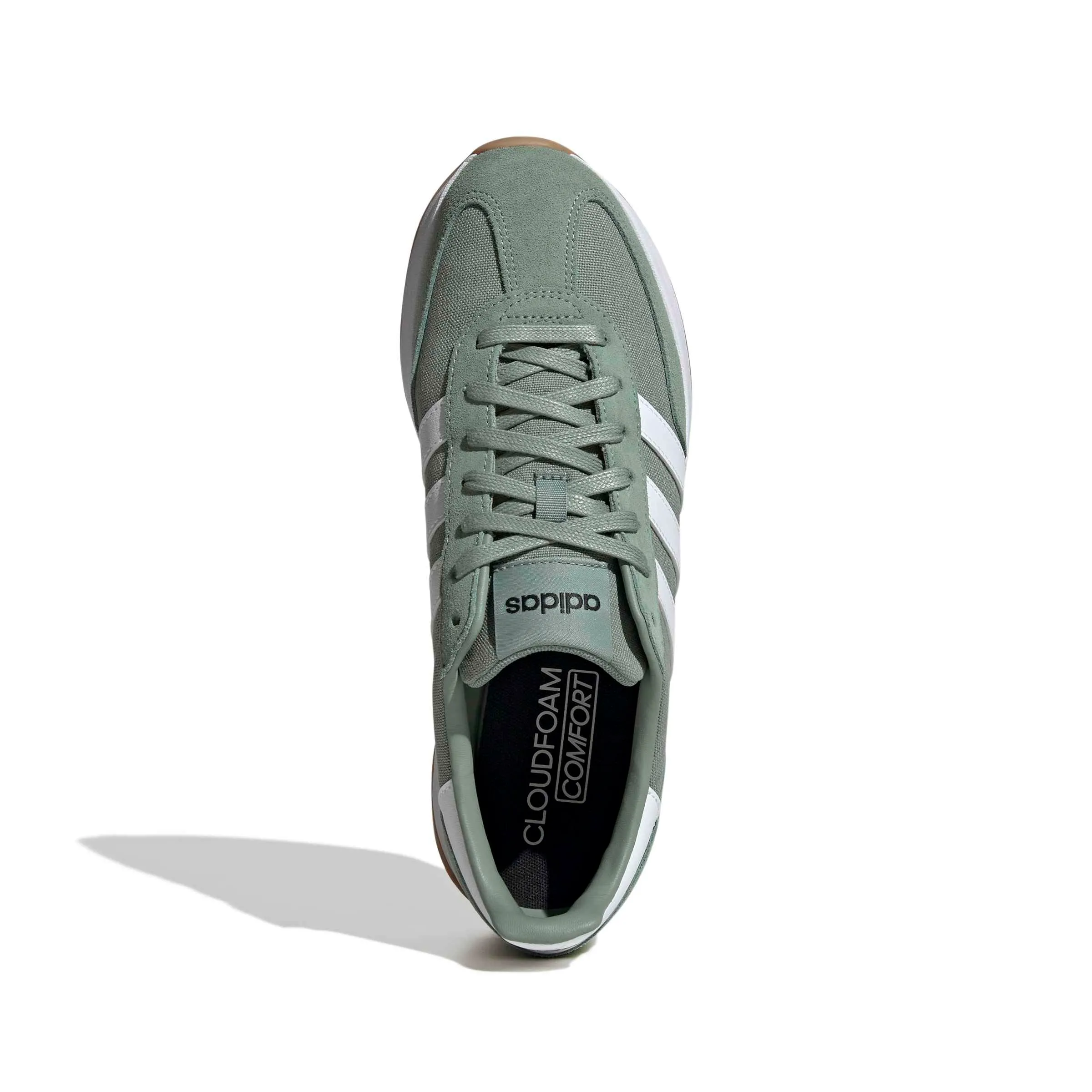Adidas Uomo Run 70S 2.0 Shoes, Silver Green/Ftwr White/Gum 3, 44 EU - immagine 7