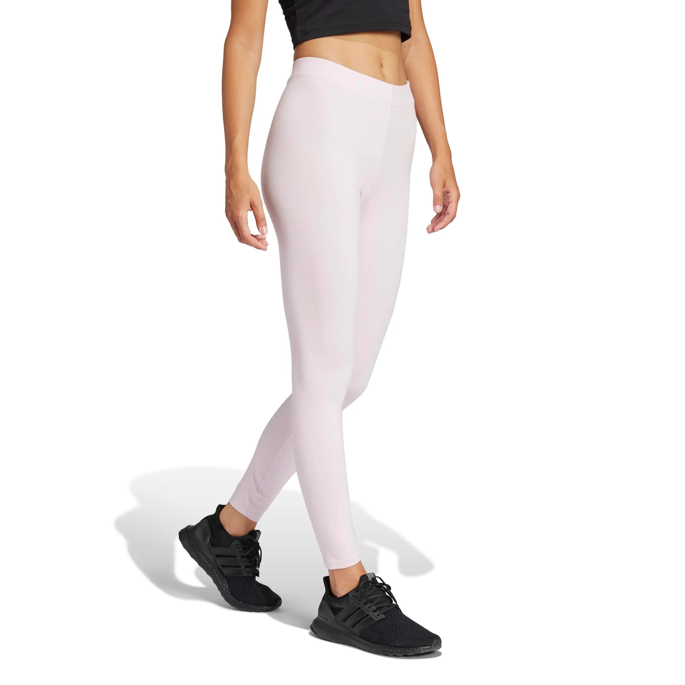 adidas Femme ESSENTIALS LINEAR COTTON LEGGINGS, clear pink/white, XL - immagine 6