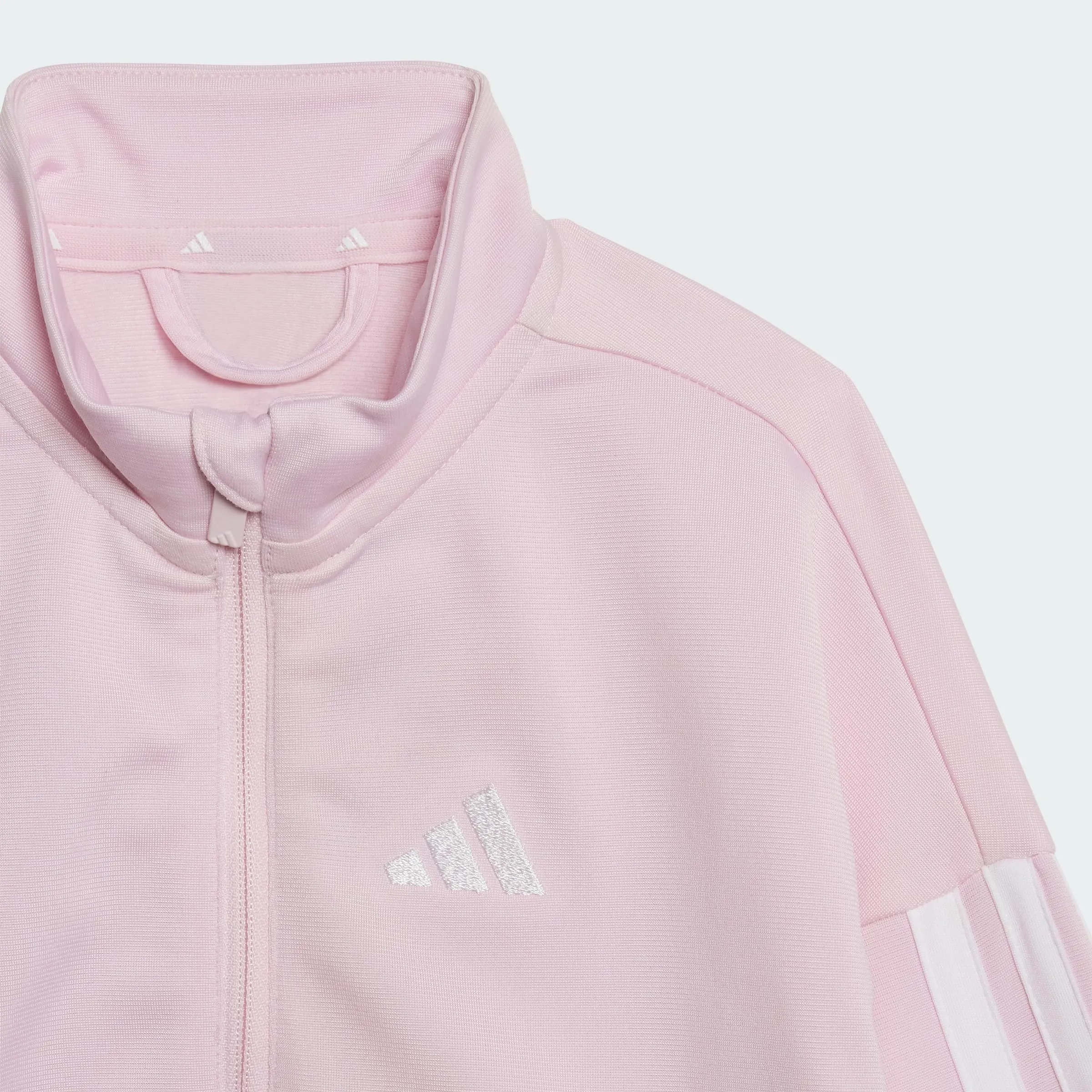 adidas Unisex - Bimbi 0-24 ESSENTIALS CLIMACOOL TRACKSUIT, Clear Pink/White, 0-3 Months - immagine 3