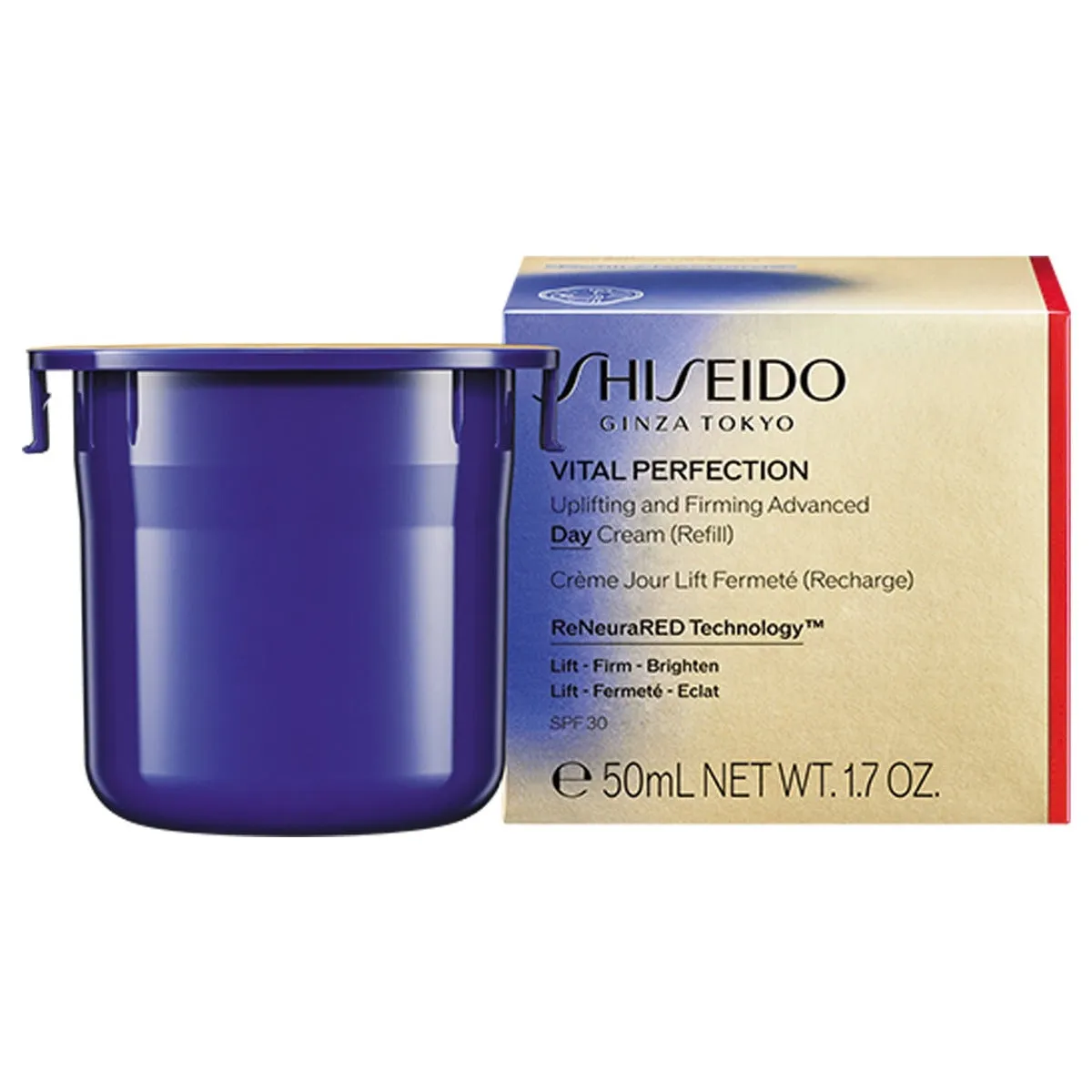 Shiseido Vital Perfection Uplifting and Firming Advanced Day Cream SPF30 50ml - Ricarica - immagine 1