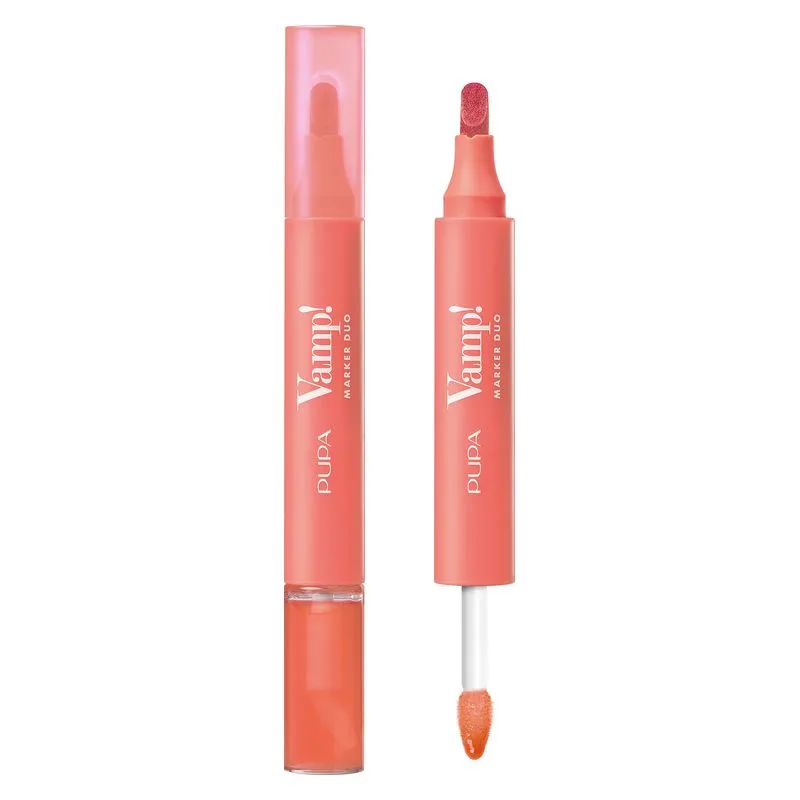 Pupa Vamp! Marker Duo 008 Orange Sorbet - immagine 1