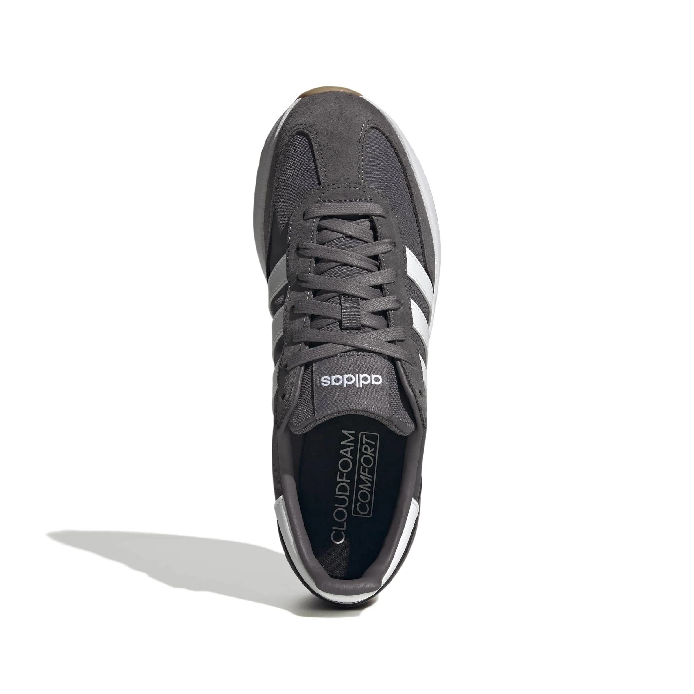 adidas Scarpe da ginnastica da uomo Run 70s 2.0, Grey Strata White Gum, 40 EU - immagine 2