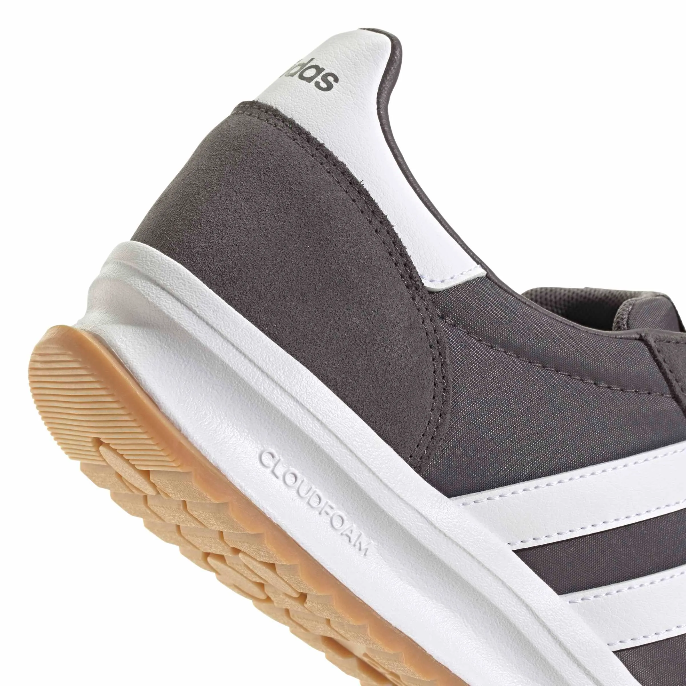 Adidas Scarpe Run 70s 2.0 Uomo Bianco 12.5, Gomma Bianca Grigia Strata, 45 1/3 EU - immagine 6