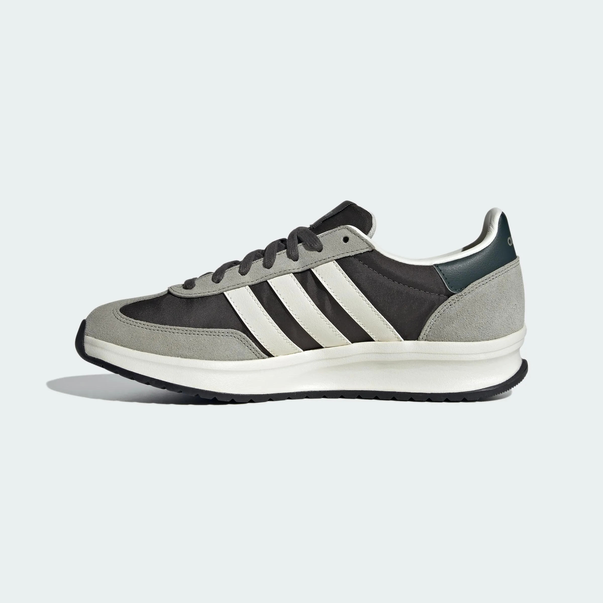 adidas Men Run 72 Shoes Leather Upper Green 8 - immagine 2