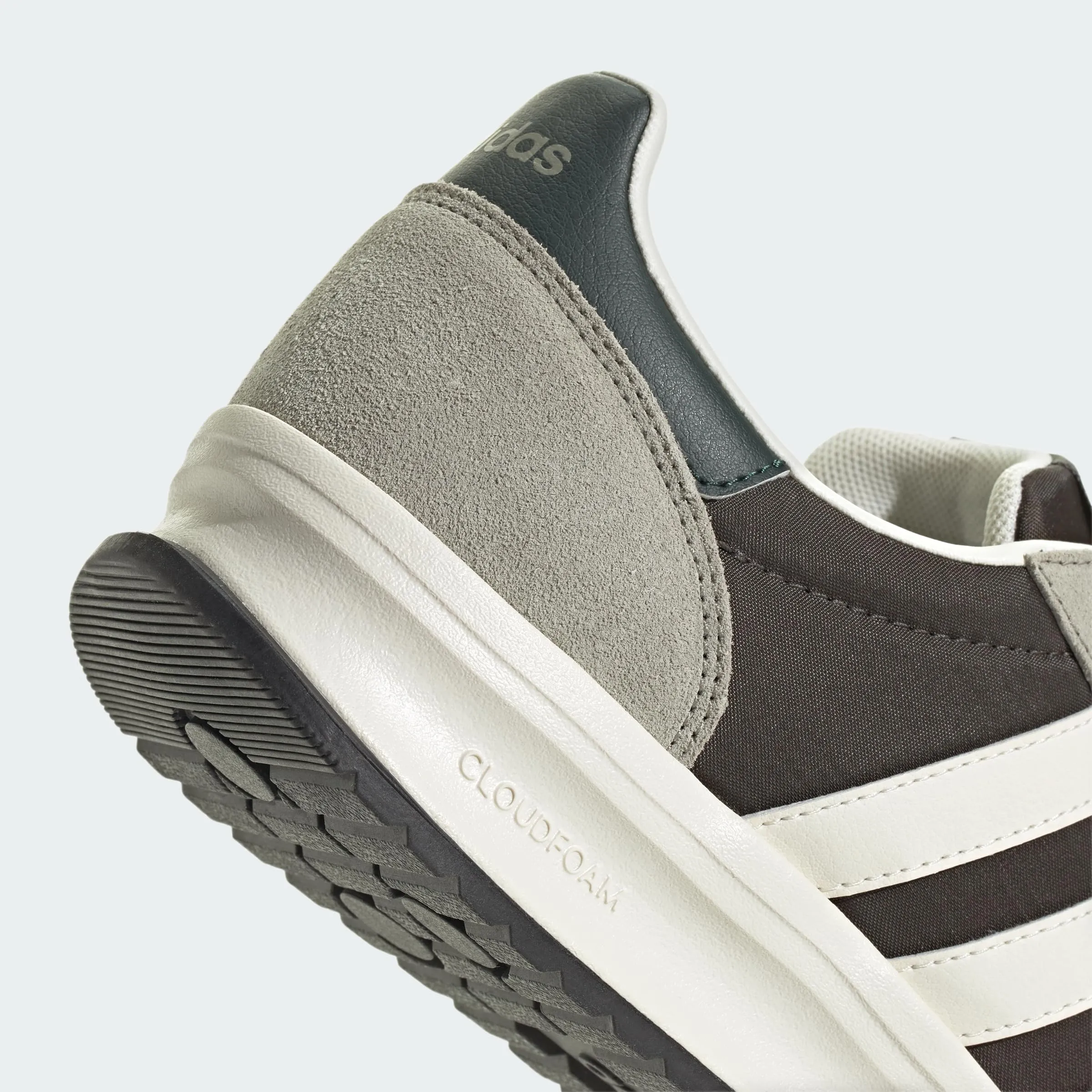 adidas Men Run 72 Shoes Leather Upper Green 8 - immagine 4