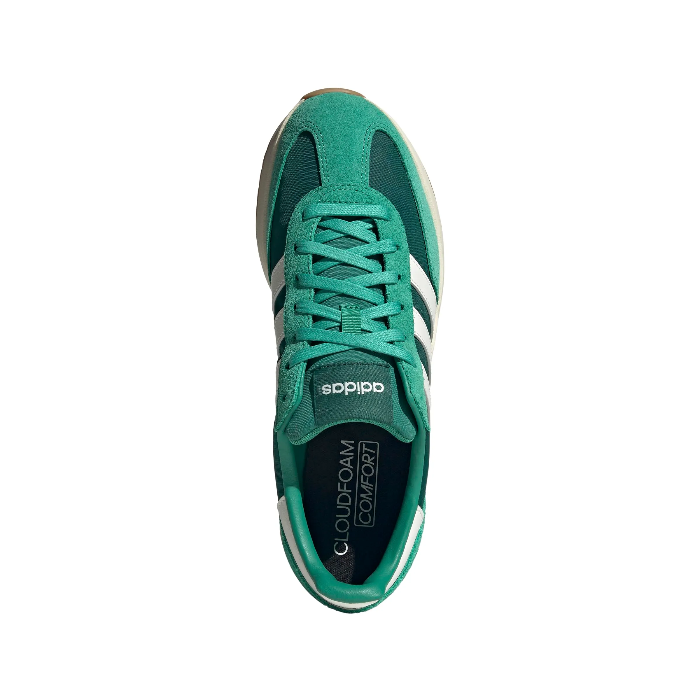 adidas Run 70s 2.0, Scarpe da Ginnastica Uomo, Verde Collegiato Bianco Semi Court Verde, 39 1/3 EU - immagine 3