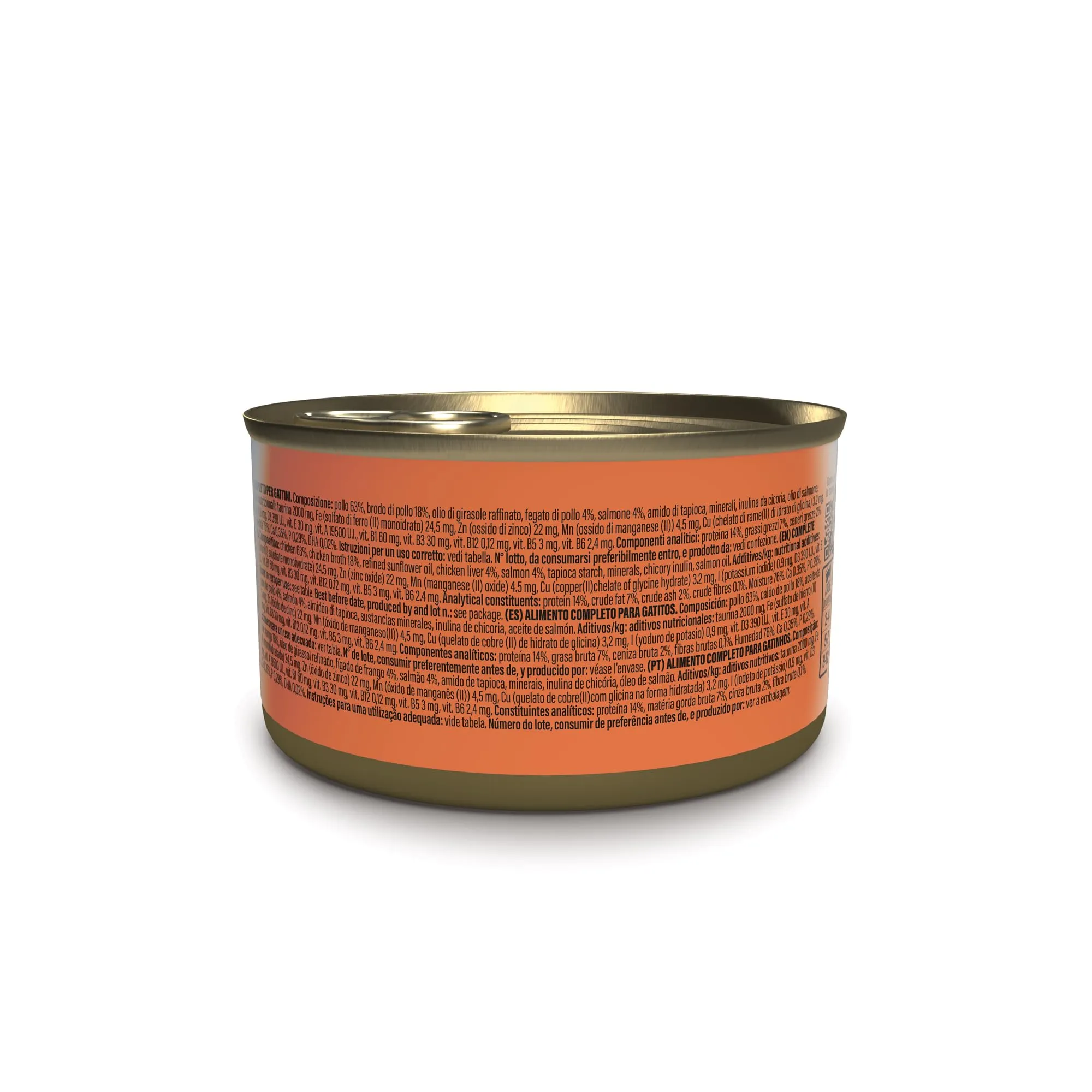 Schesir Baby, Filettini di Pollo con Salmone in Brodo, Alimento Umido Completo per Gattini, Grain Free, con DHA e Taurina, Fonte di Idratazione, 12 x 70 g - immagine 4