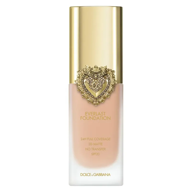 D&G Make Up Everlast Foundation Alta coprenza 24 ORE Effetto opaco 3D No transfer SPF20 11W Light Medium - immagine 1