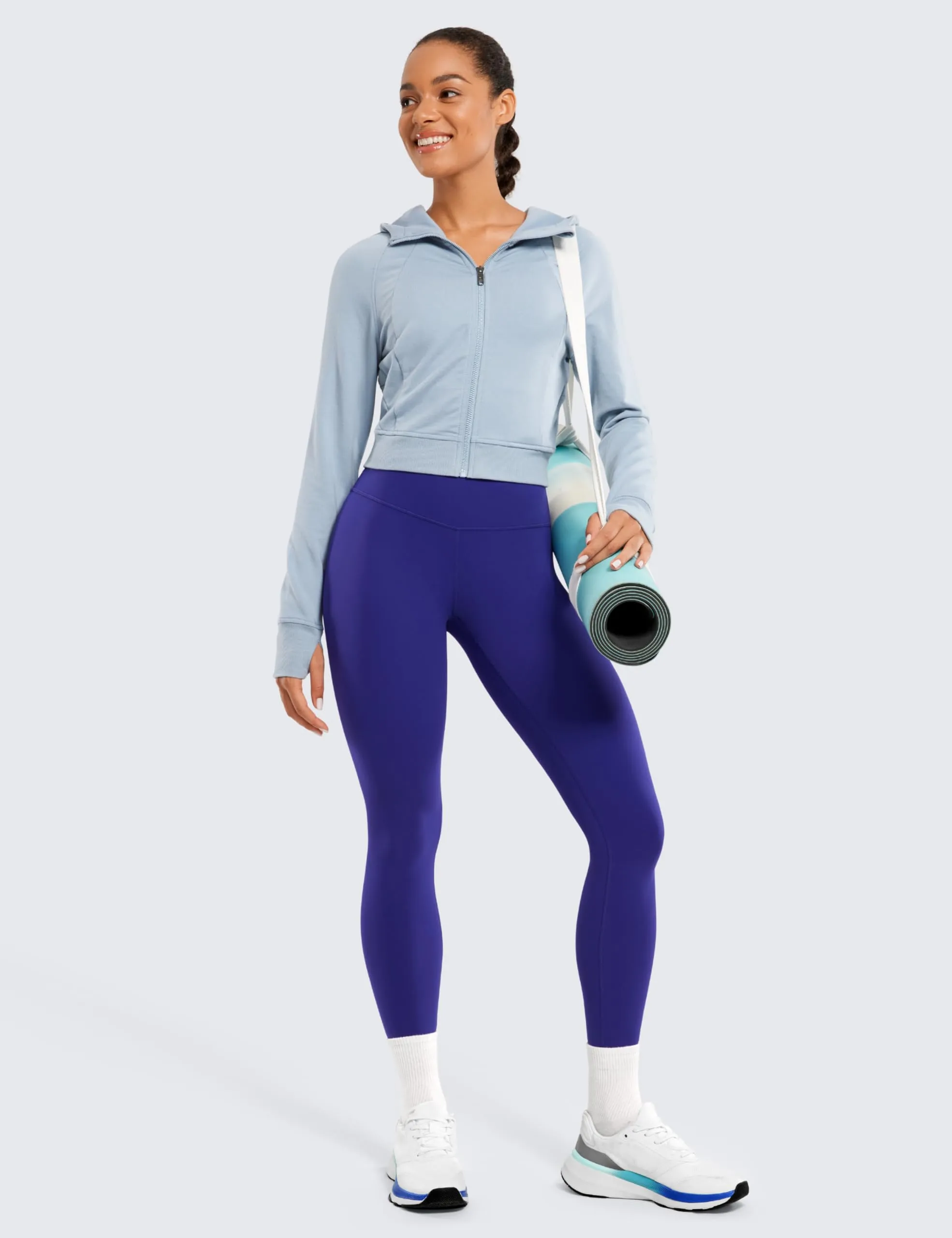 CRZ YOGA Butterluxe Leggings 64cm Blu Allodola 42 - immagine 3