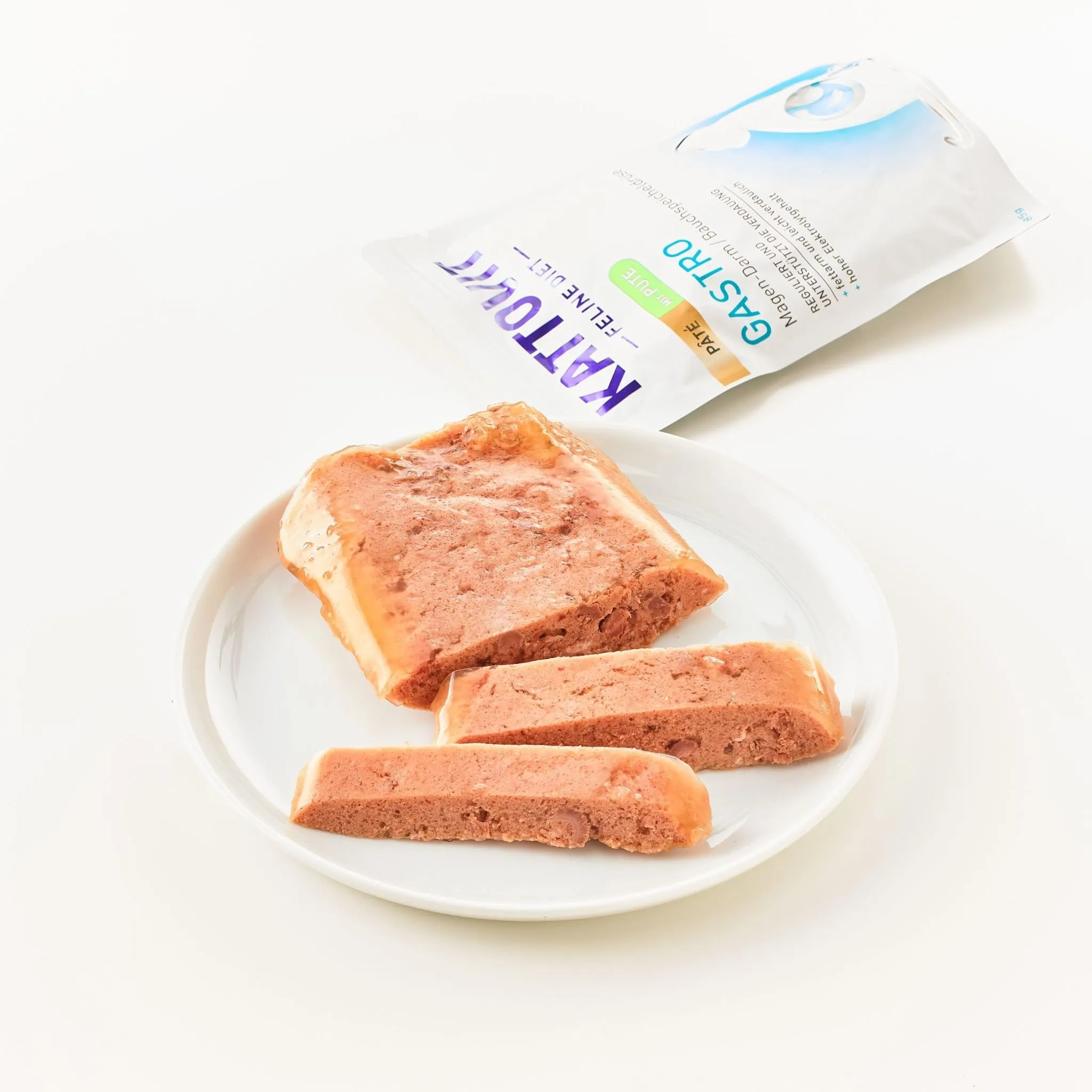 Kattovit - Gastro Cibo Umido per Gatti | Alimento Completo Dietetico per Sostenere il Sistema Gastrointestinale | Sacchetto Fresco per Gatti Adulti | 10 x 85 g Paté Tacchino - immagine 4