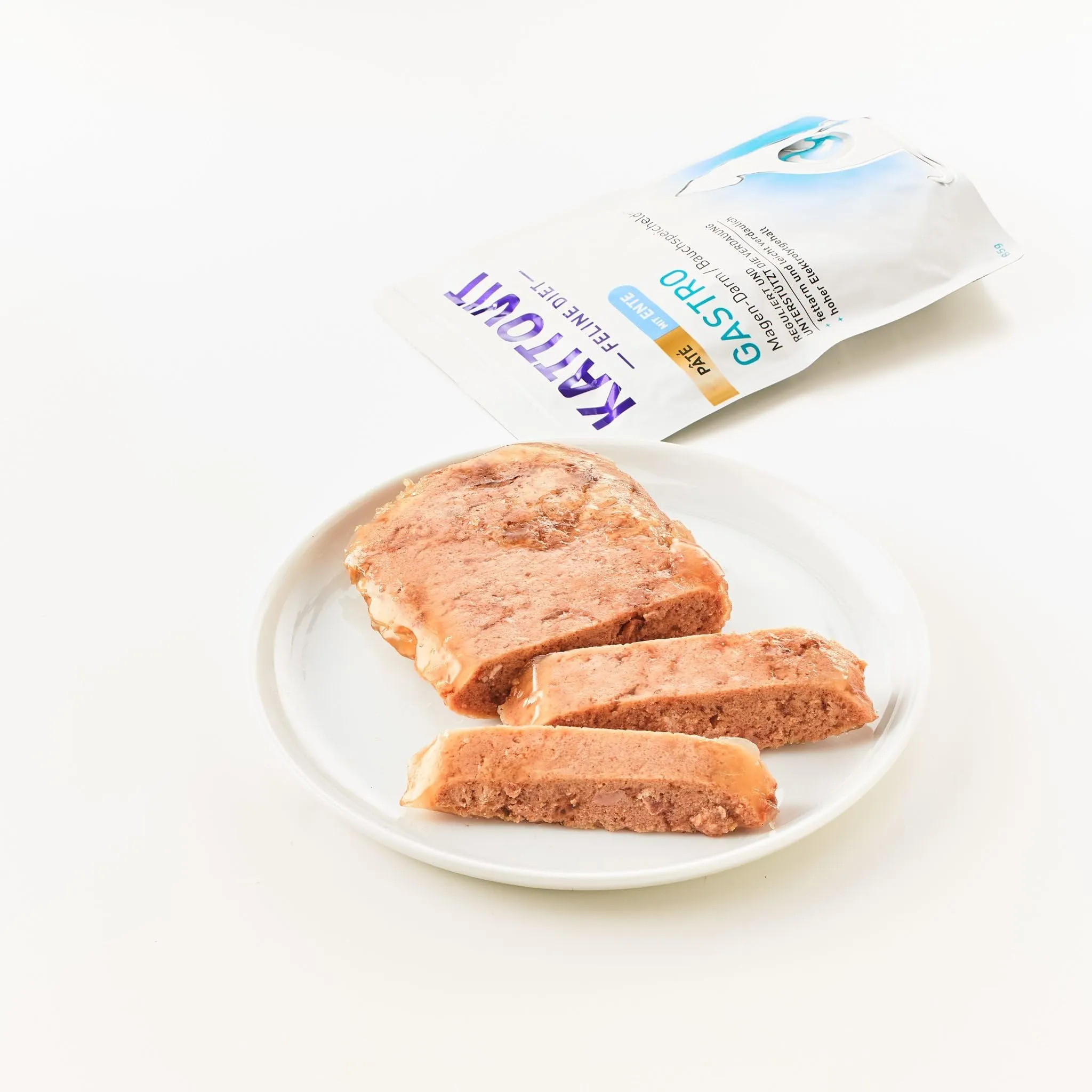 Kattovit - Gastro Cibo Umido per Gatti | Alimento Completo Dietetico per Sostenere il Sistema Gastrointestinale | Paté in Sacchetto di Freschezza per Gatti Adulti | 10 x 85 g - immagine 3