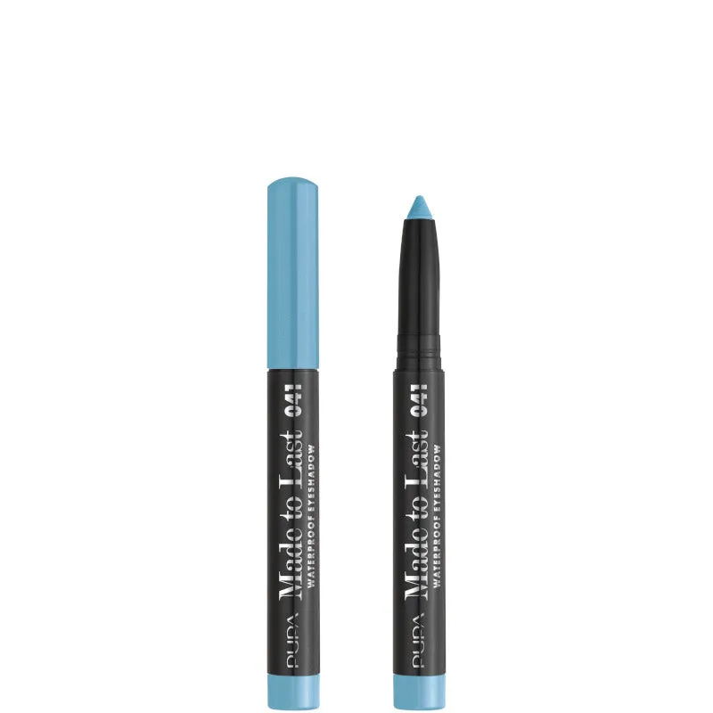 Pupa Made To Last Eyeshadow - Ombretto WP in stick tenuta estrema - N. 041 ICY BLUE - immagine 1