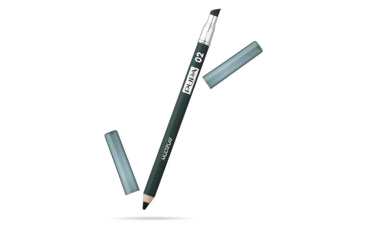 Pupa Multiplay - Matita occhi 3 in 1: kajal, eyeliner, ombretto - N. 02 ELECTRIC GREEN - immagine 1