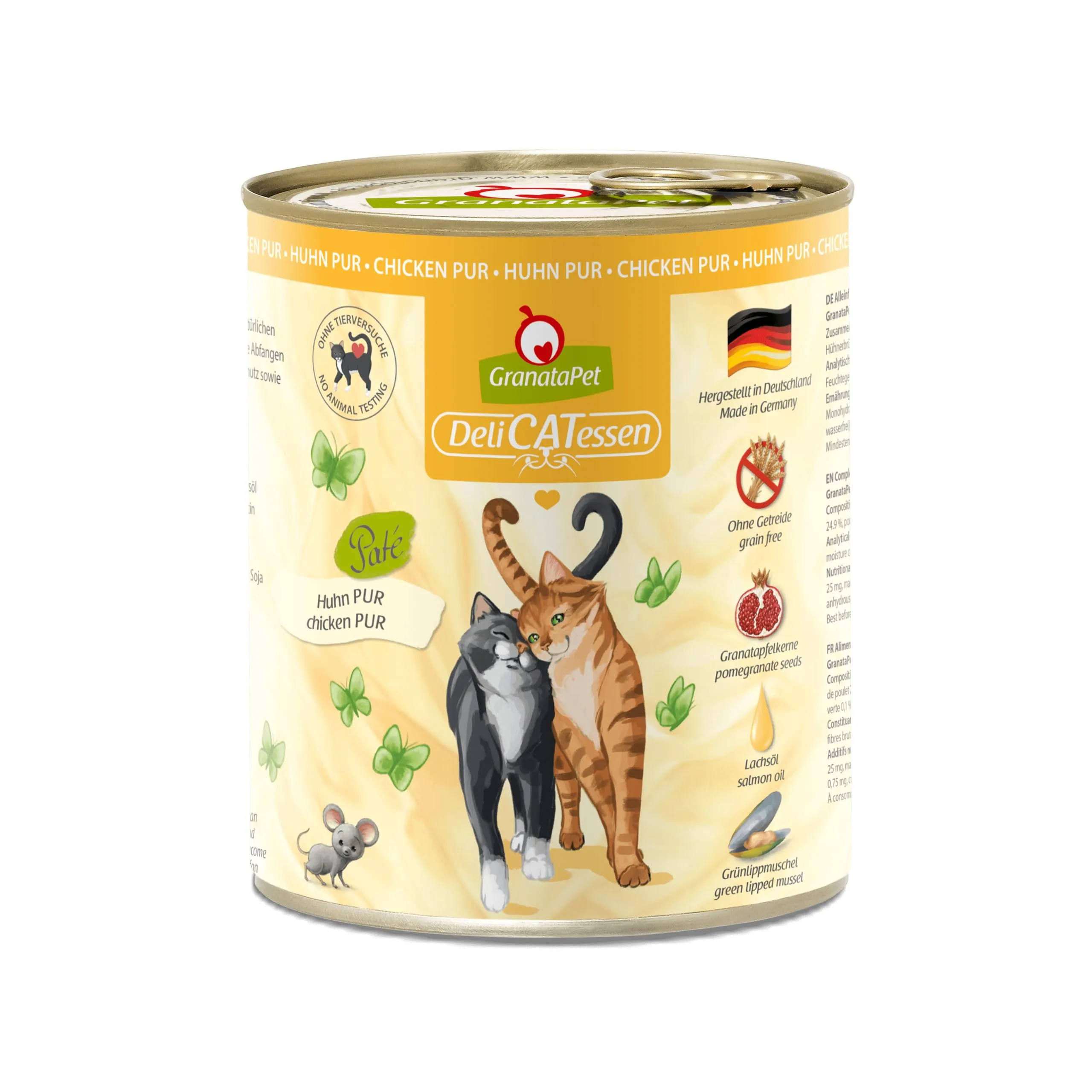 GranataPet DeliCATessen Pollo PUR, 6 x 800g - immagine 1