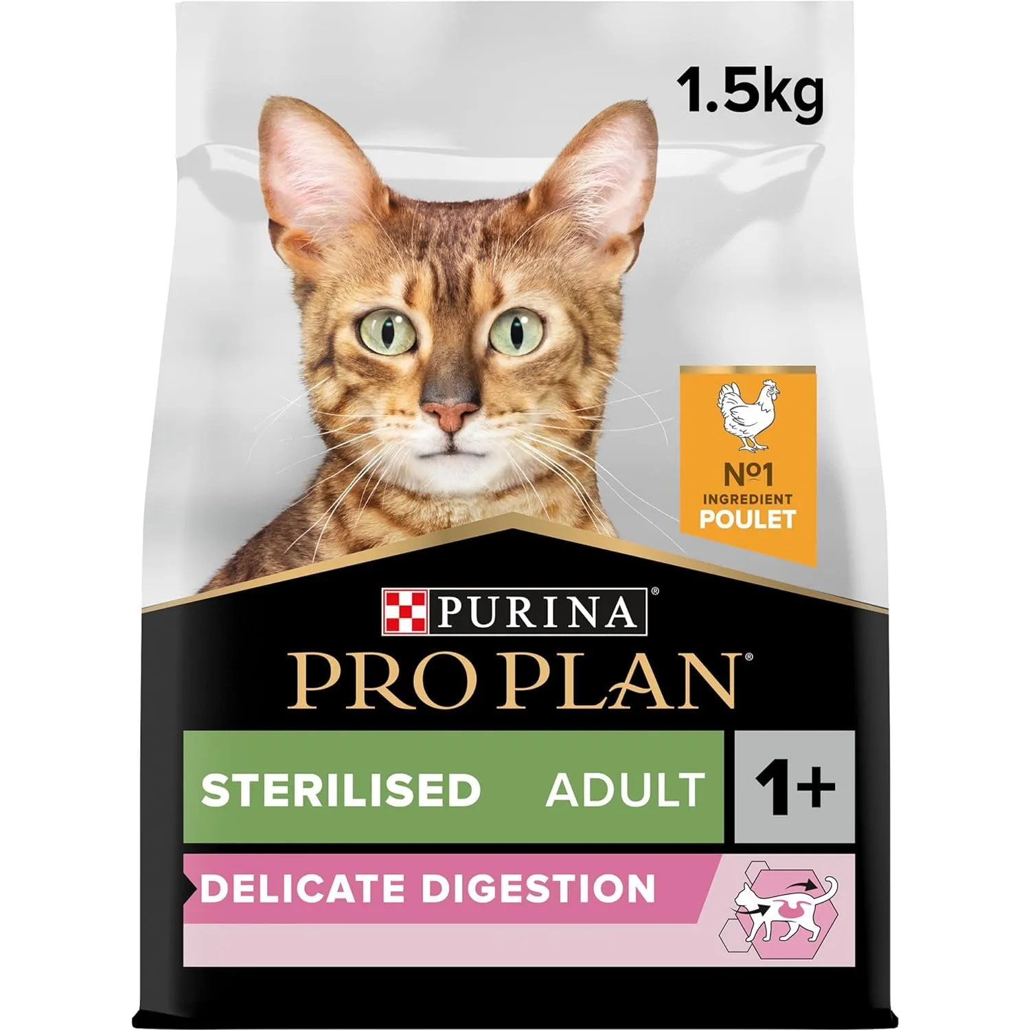 Purina Pro Plan - Delicate Digestion Gatto Adulto Sterilizzato Pollo - 1,5 - immagine 2
