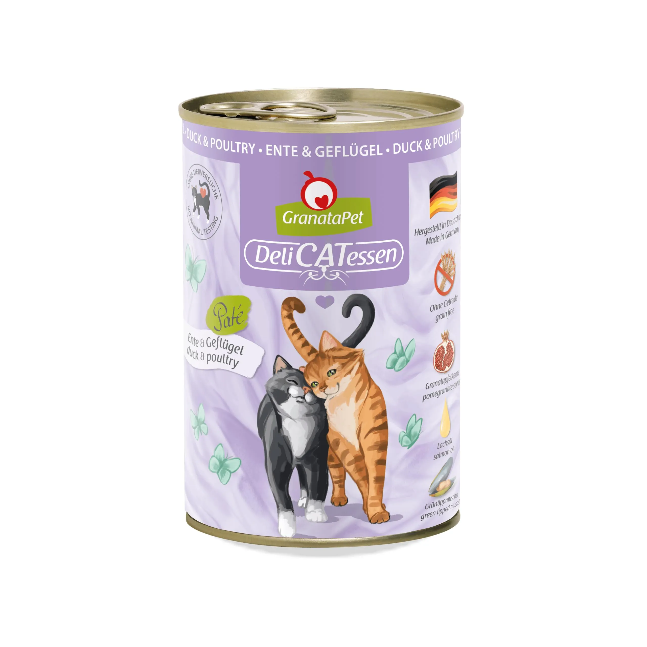 GranataPet DeliCATessen Anatra & Pollame, 6 x 400g - immagine 1
