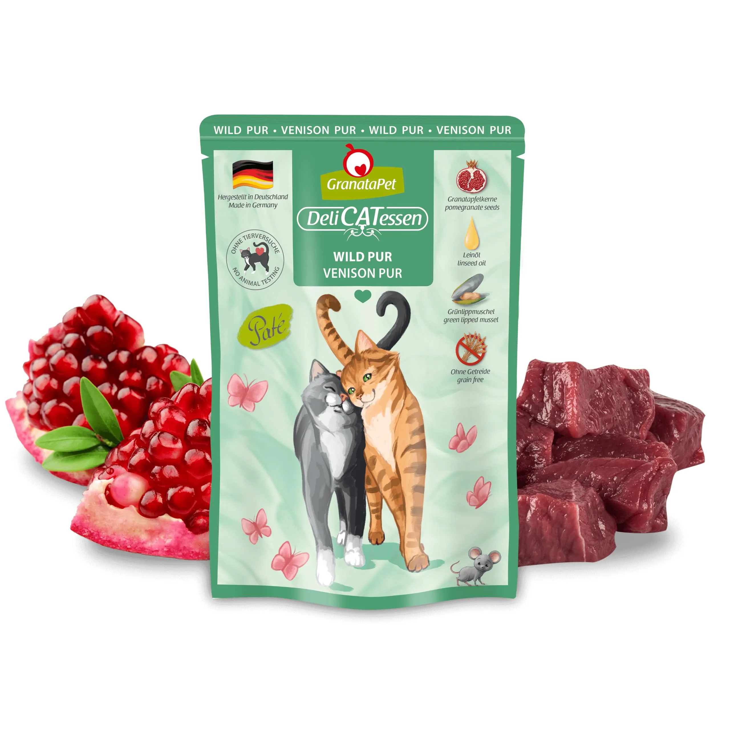 GranataPet DeliCATessen Selvaggina PUR, 6 x 85g - immagine 2