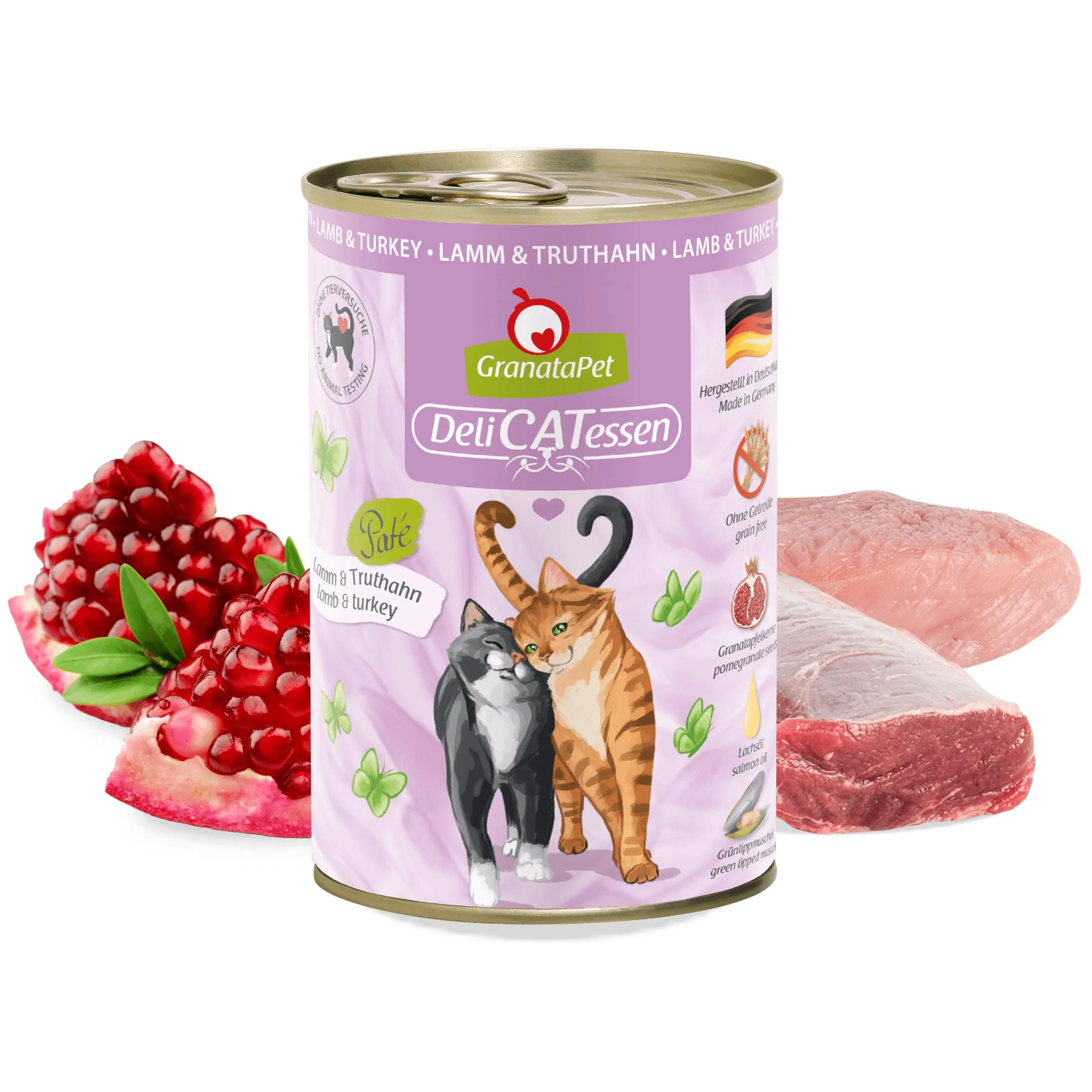 GranataPet DeliCATessen Agnello & Tacchino, 6 x 400g - immagine 2