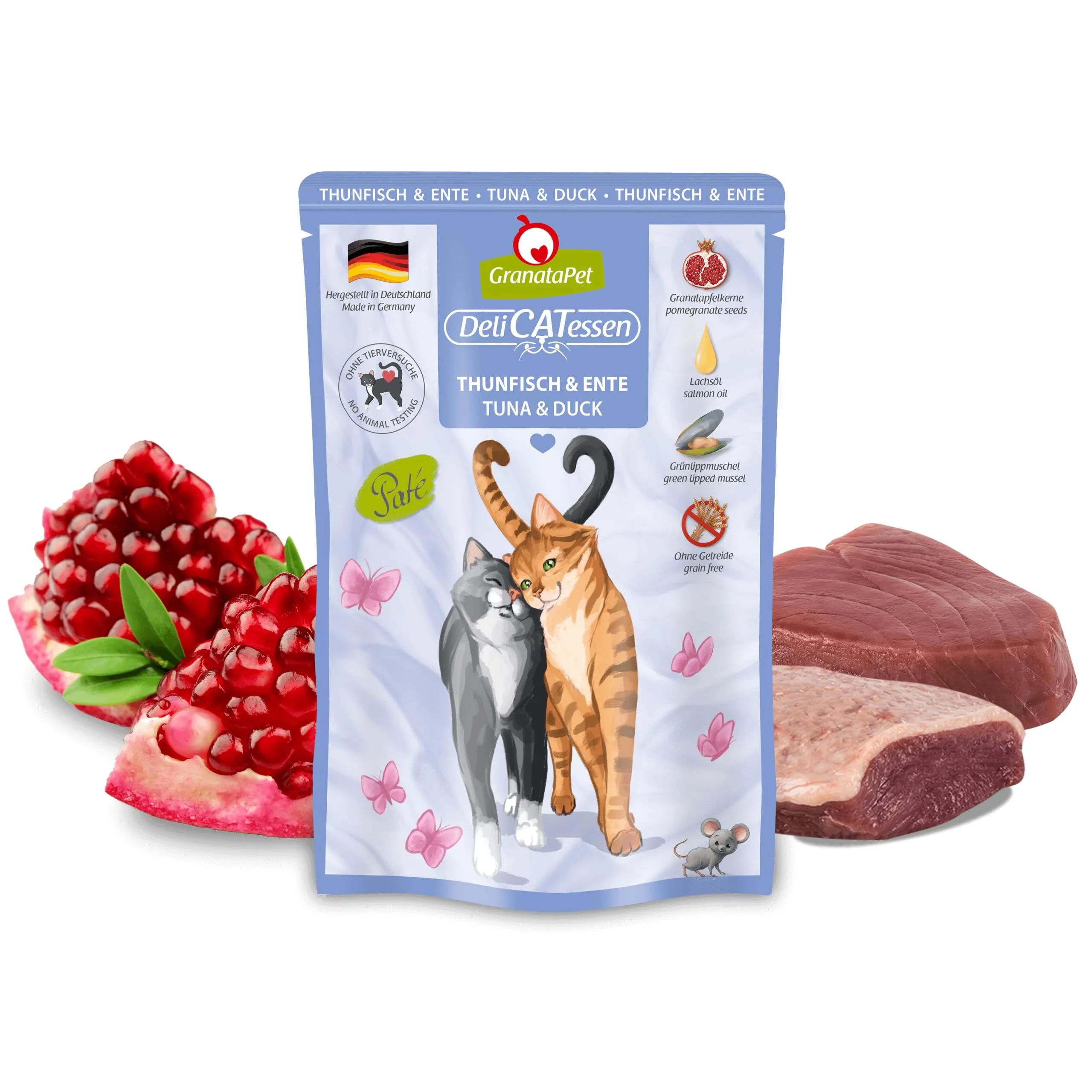 GranataPet DeliCATessen Tonno & Anatra, 6 x 85 g - immagine 2