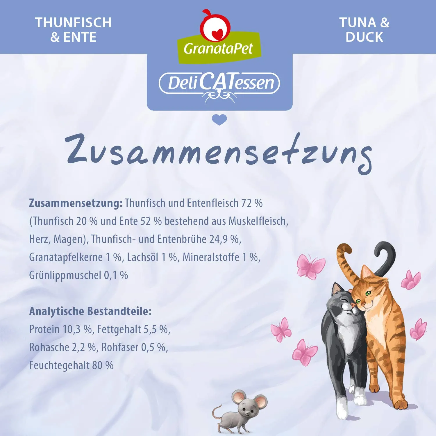 GranataPet DeliCATessen Tonno & Anatra, 6 x 85 g - immagine 4
