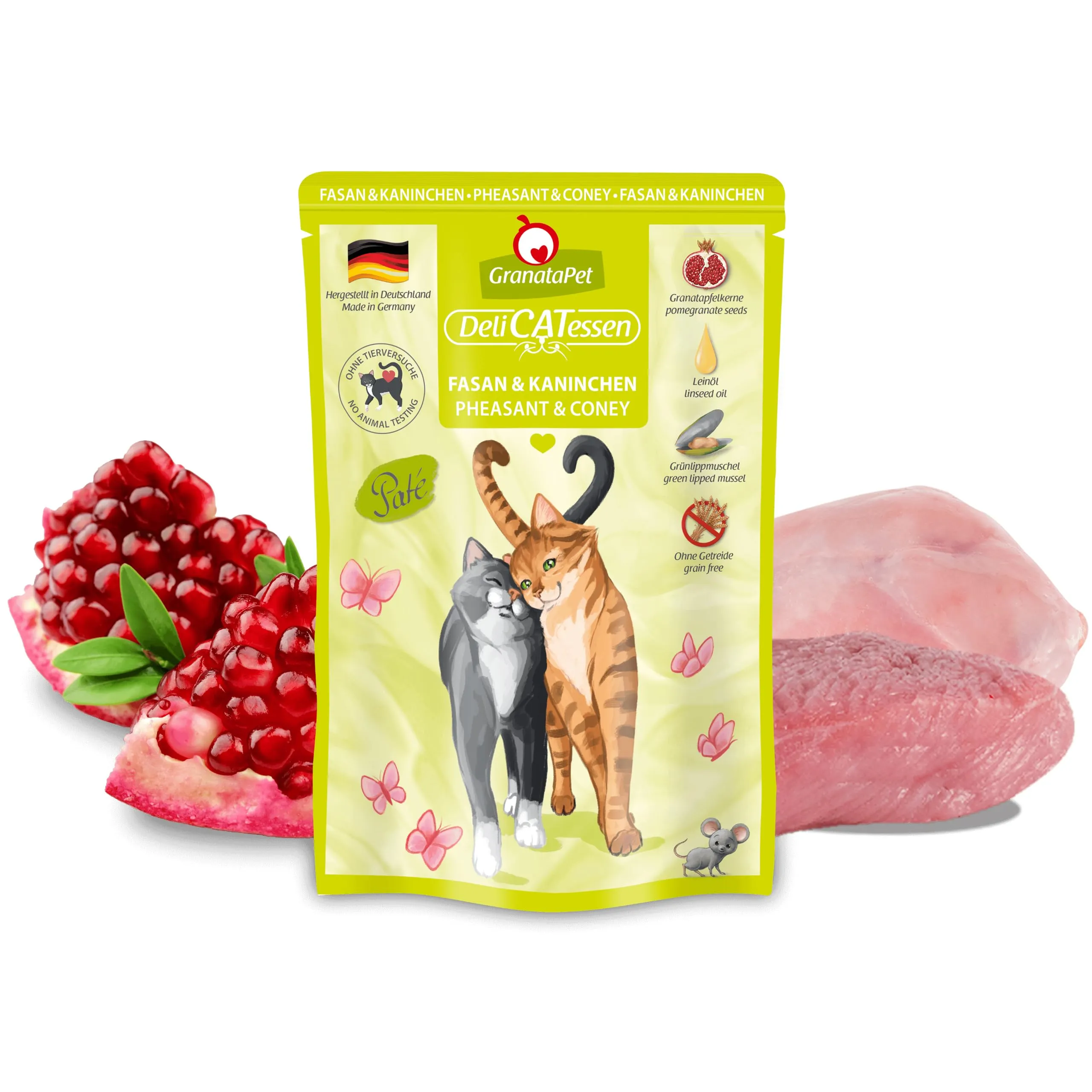 GranataPet DeliCATessen Fasan & Kaninchen, 6 x 85g - immagine 2