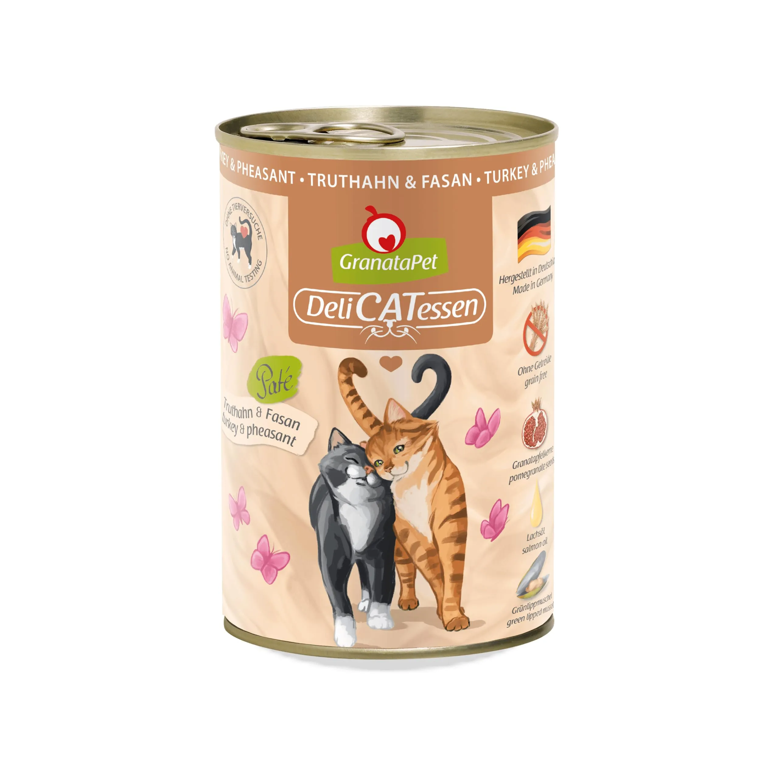 GranataPet DeliCATessen Tacchino & Fagiano, 6 x 400g - immagine 1