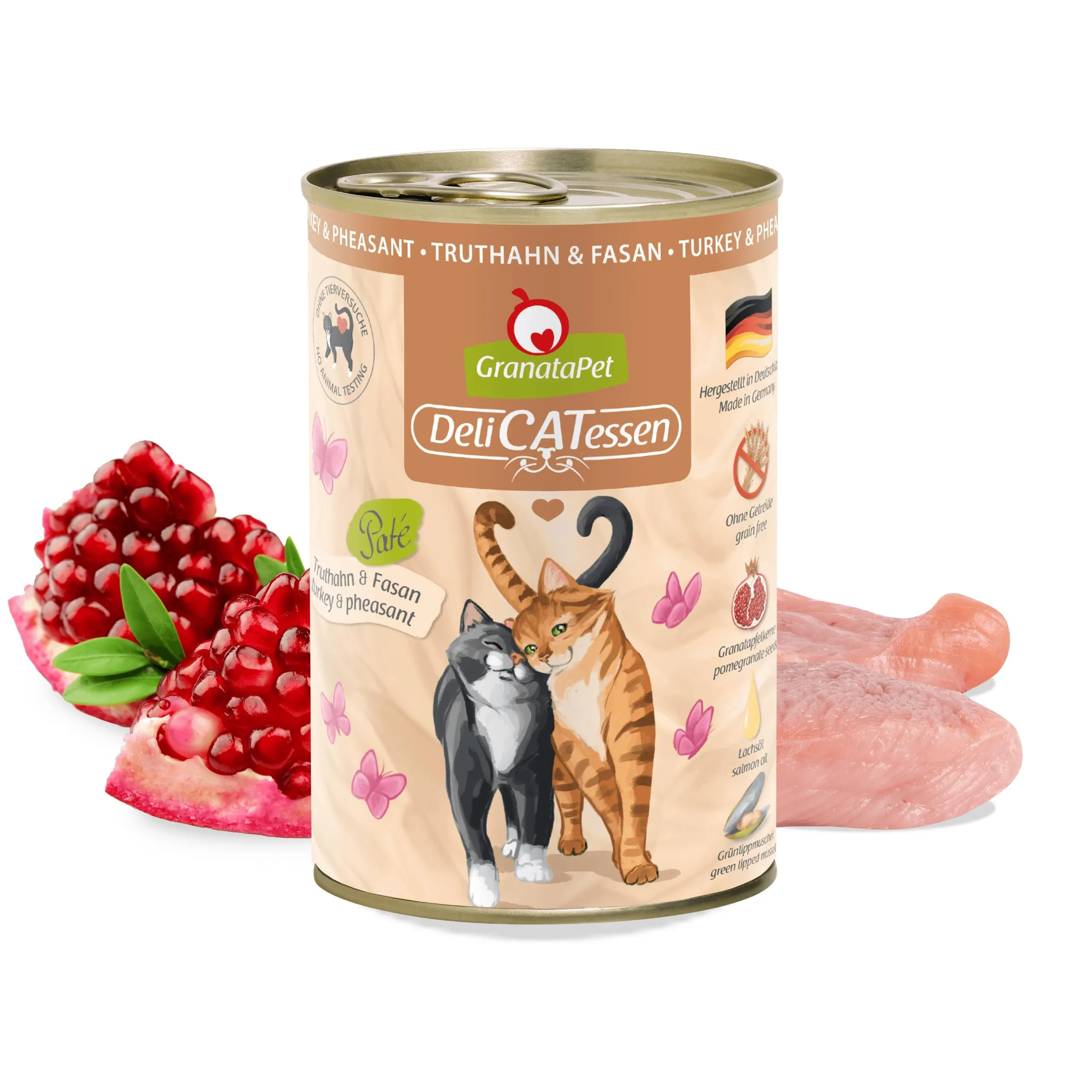 GranataPet DeliCATessen Tacchino & Fagiano, 6 x 400g - immagine 2