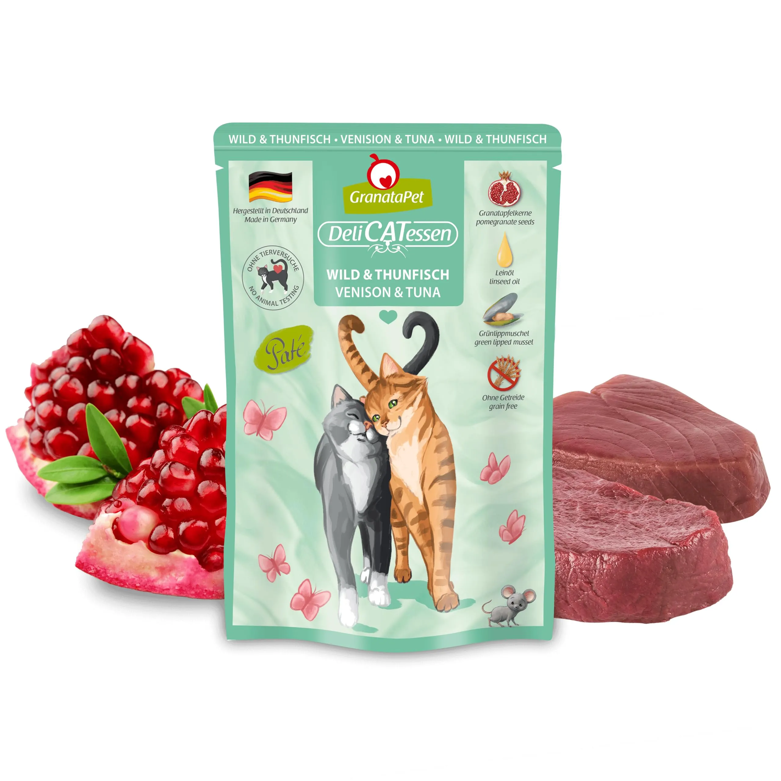 GranataPet DeliCATessen Selvaggina & tonno, 6 x 85g - immagine 2